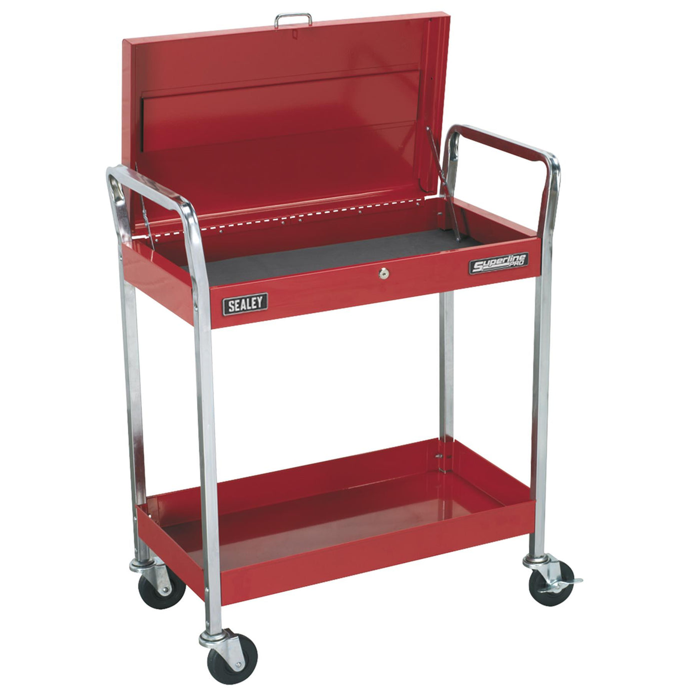 Sealey Trolley 2-Level Heavy-Duty with Lockable Top