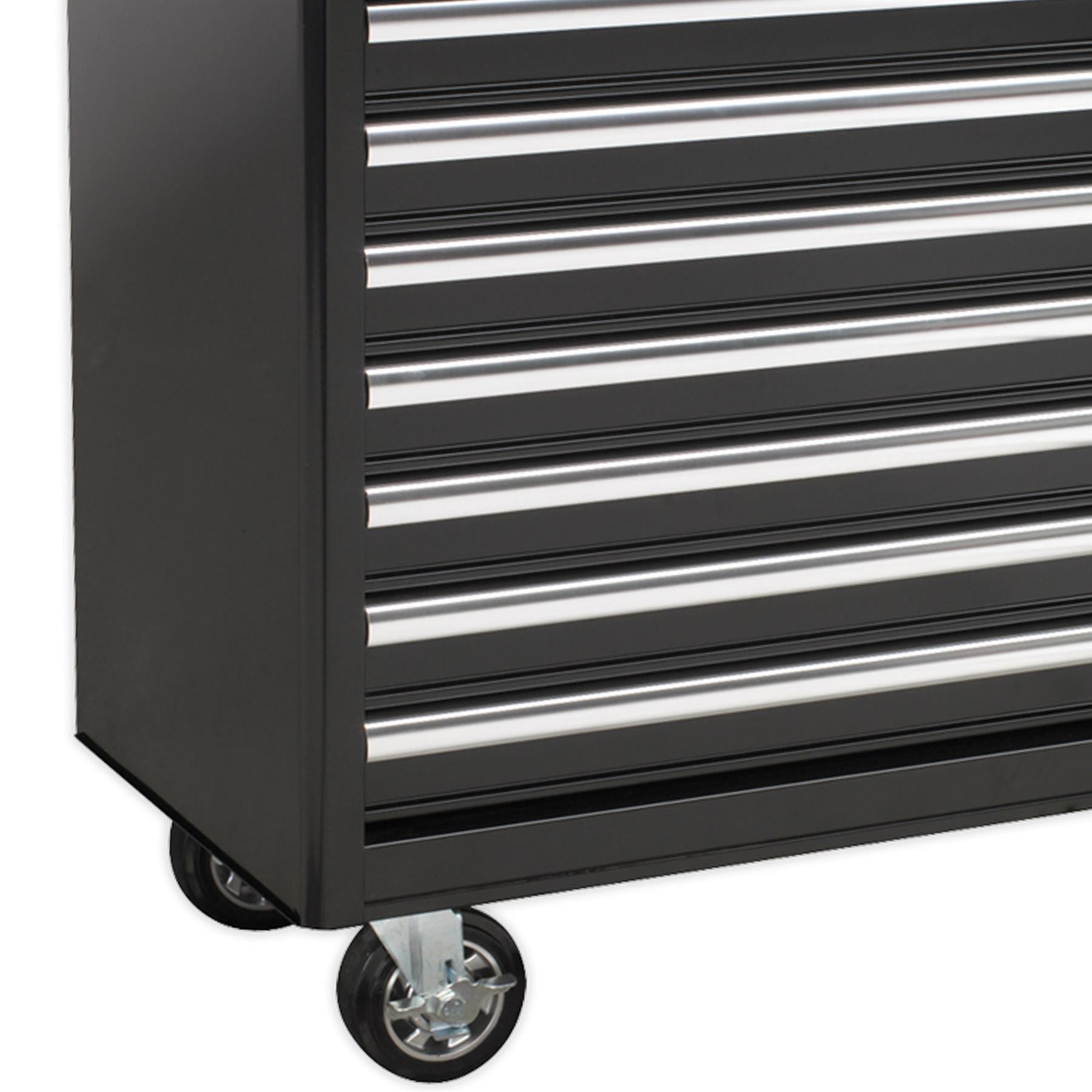 Sealey Rollcab 12 Drawer Ball Bearing Slides Heavy-Duty - Black