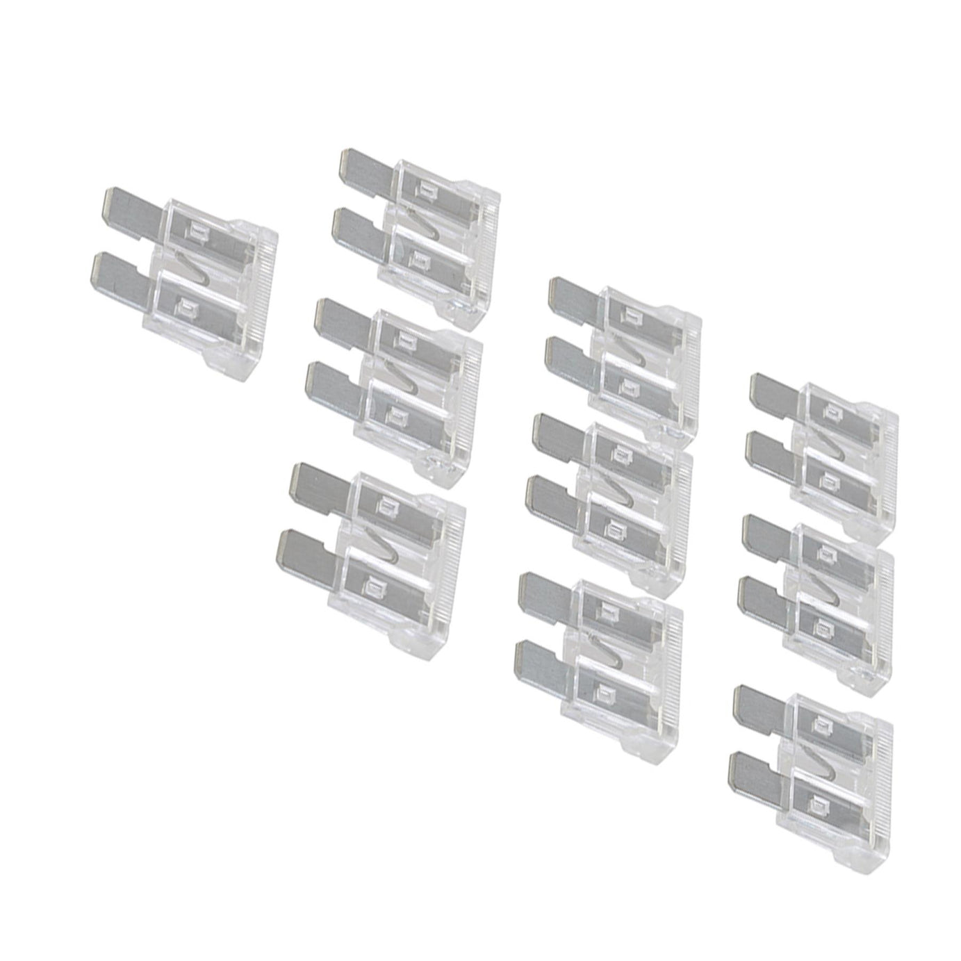 ATO Automotive Standard Blade Fuses 25A Clear Car Bike 10PK