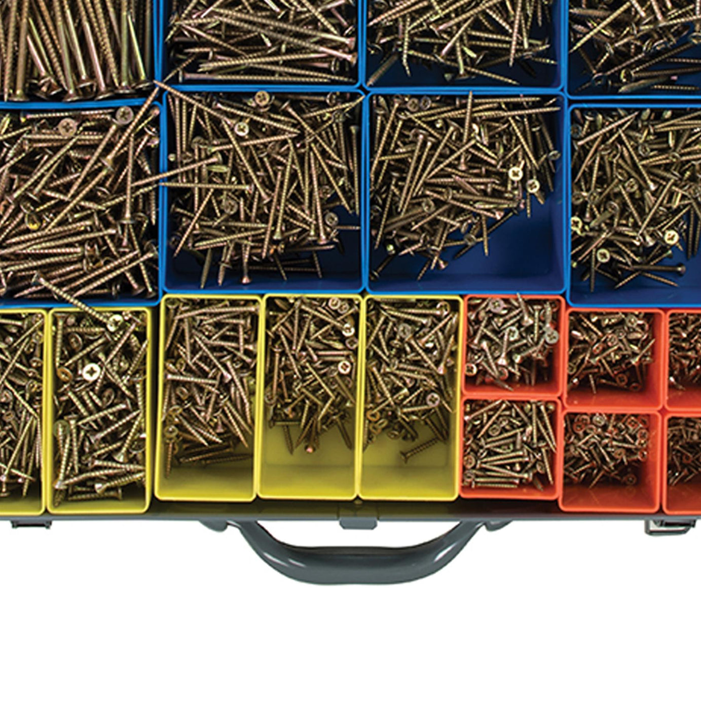 3400Pce Goldstar Countersink Screws Pack Zinc Passivated Corrosion Resistance