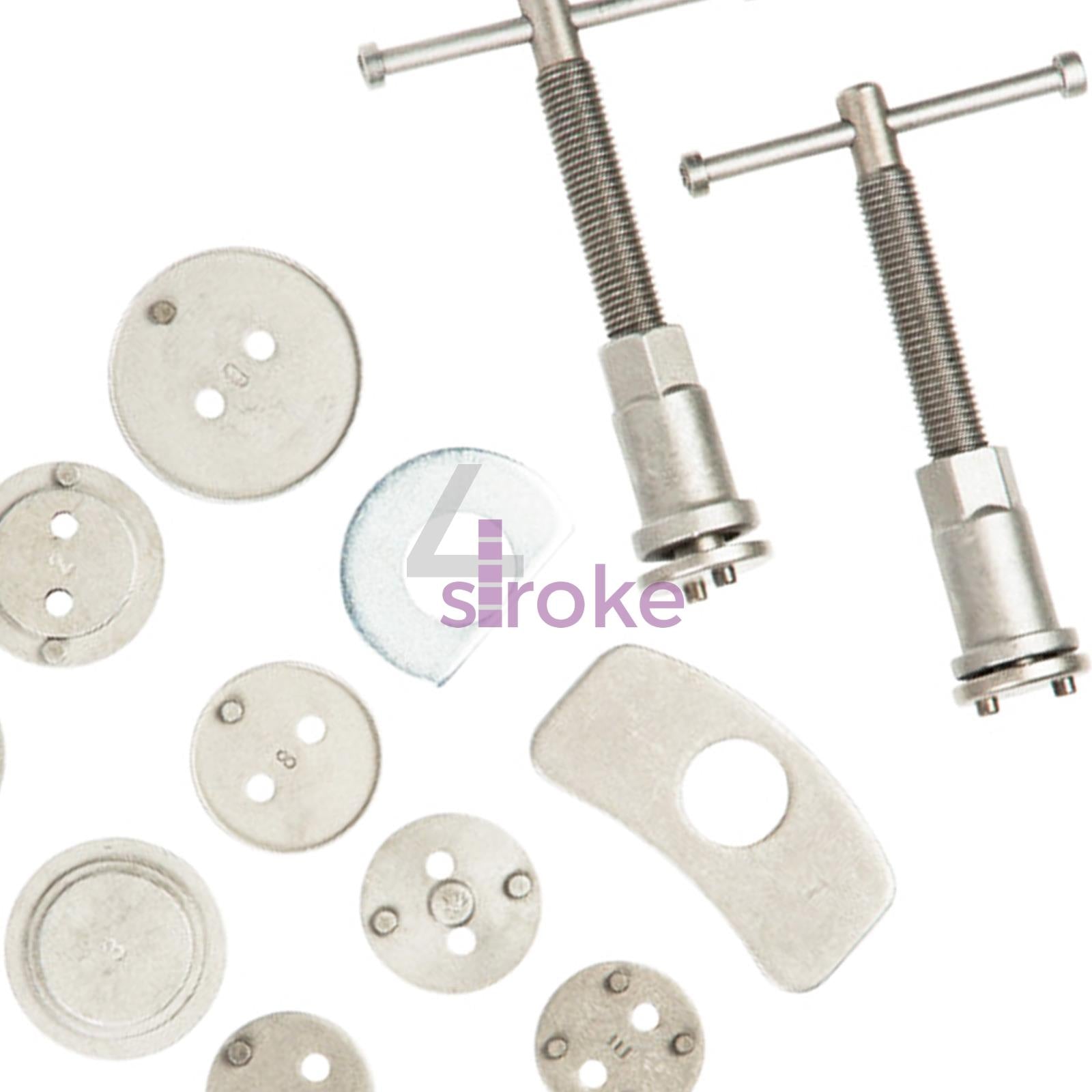 BlueSpot 21Pce Universal Brake Caliper Piston Rewind Repair Kit Wind Back Tool Set