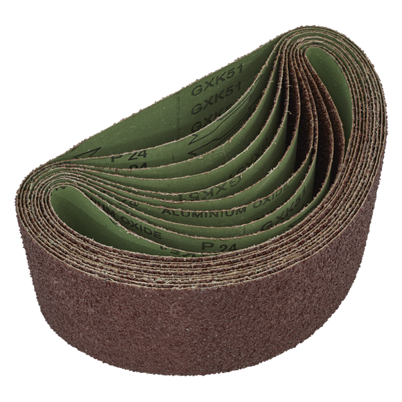 Sealey Sanding Belt 100 x 610mm 24Grit - Pack of 5
