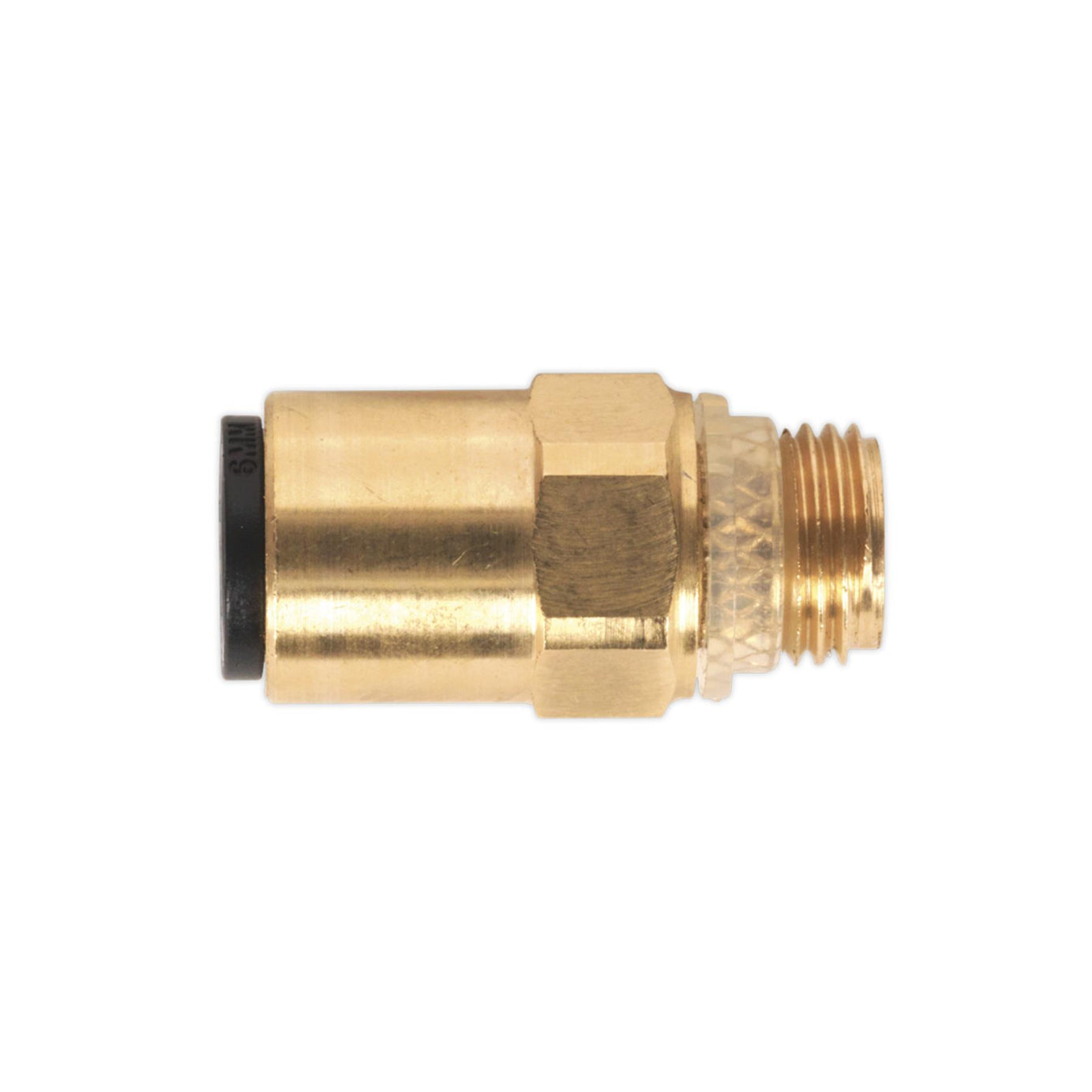 Sealey Brass SuperThread Str Adaptor 6mmx1/8"BSP Pk of 2 (RM010611)