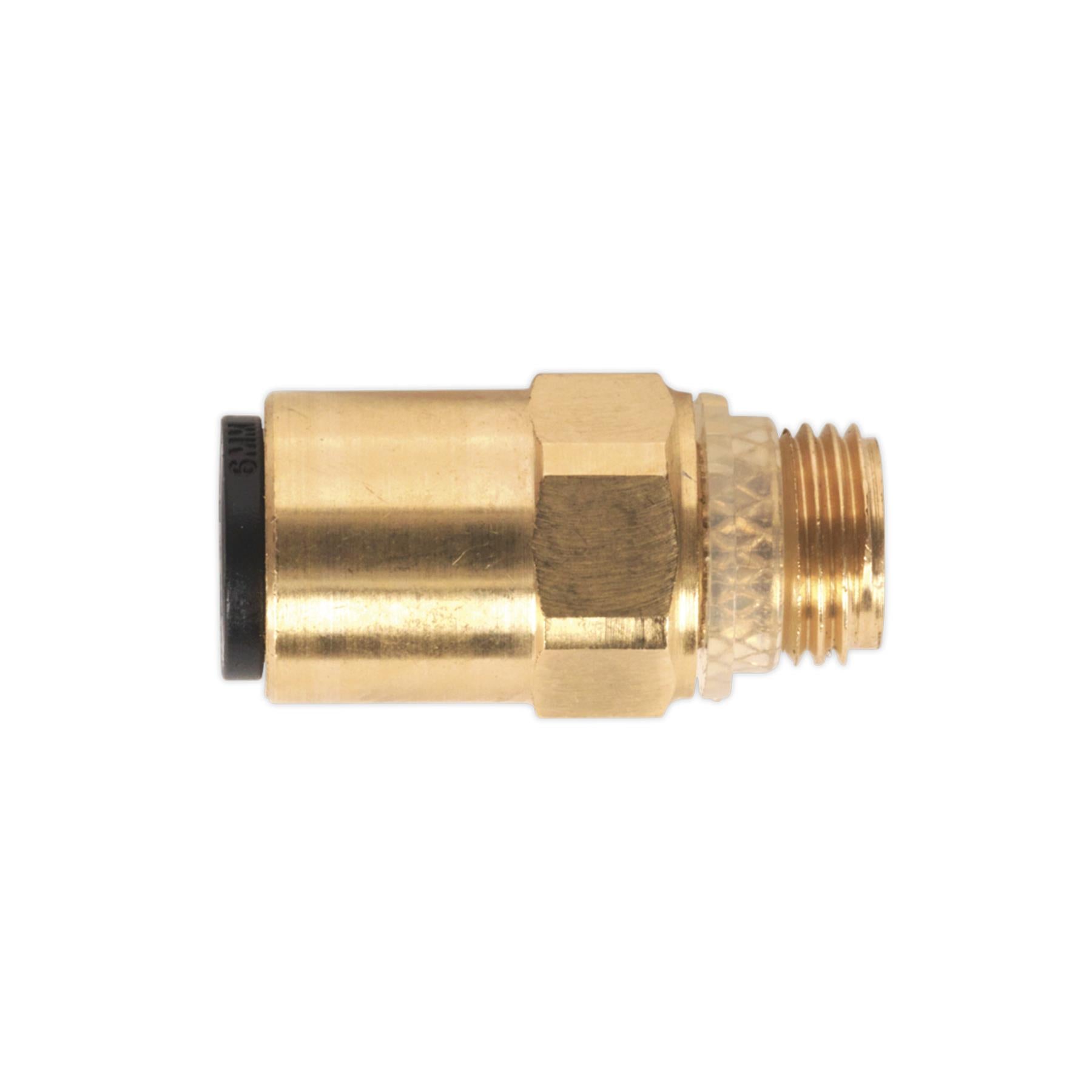 Sealey Brass SuperThread Str Adaptor 6mmx1/8"BSP Pk of 2 (RM010611)