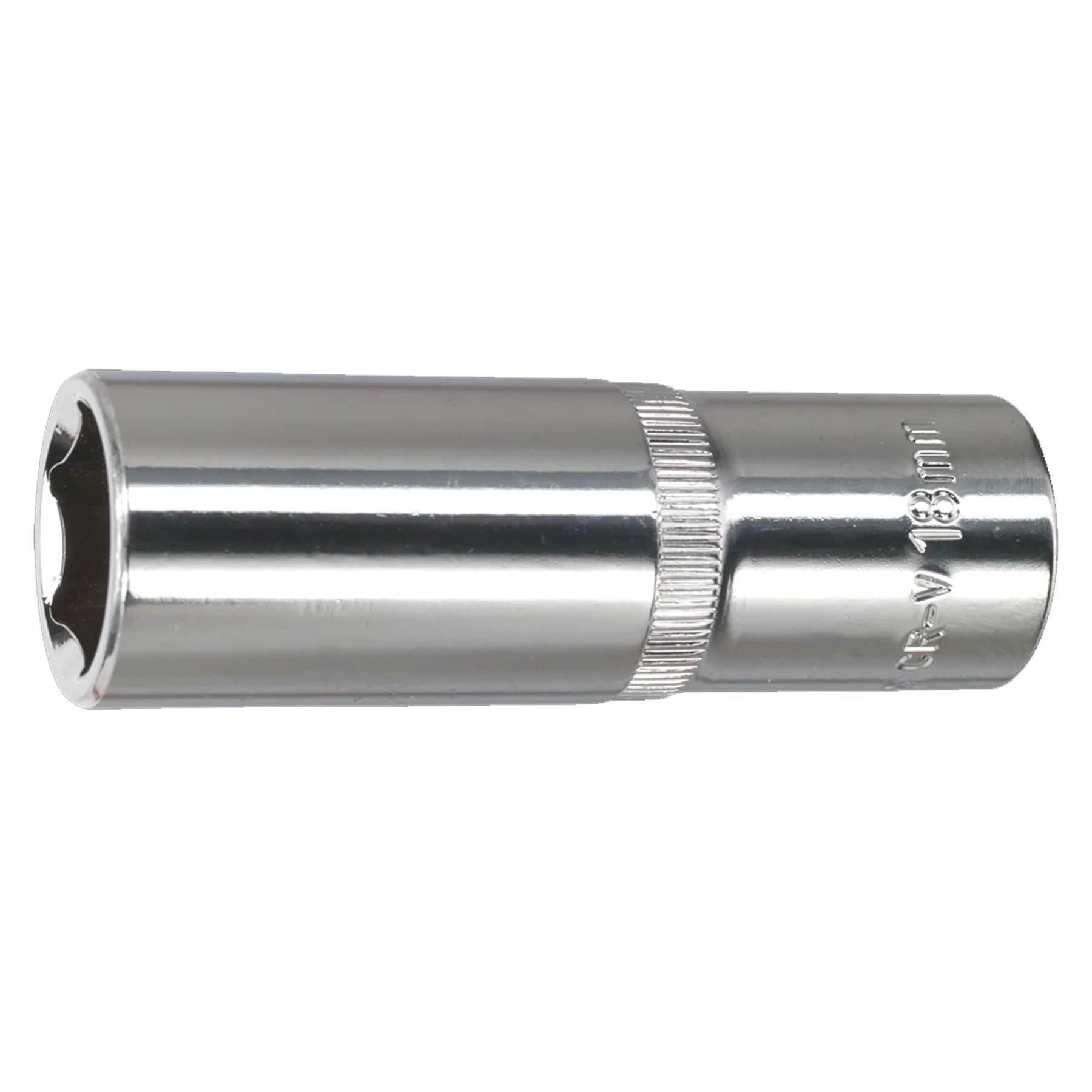 Sealey WallDrive Socket 17mm Deep 1/2"Sq Drive Fully Polished