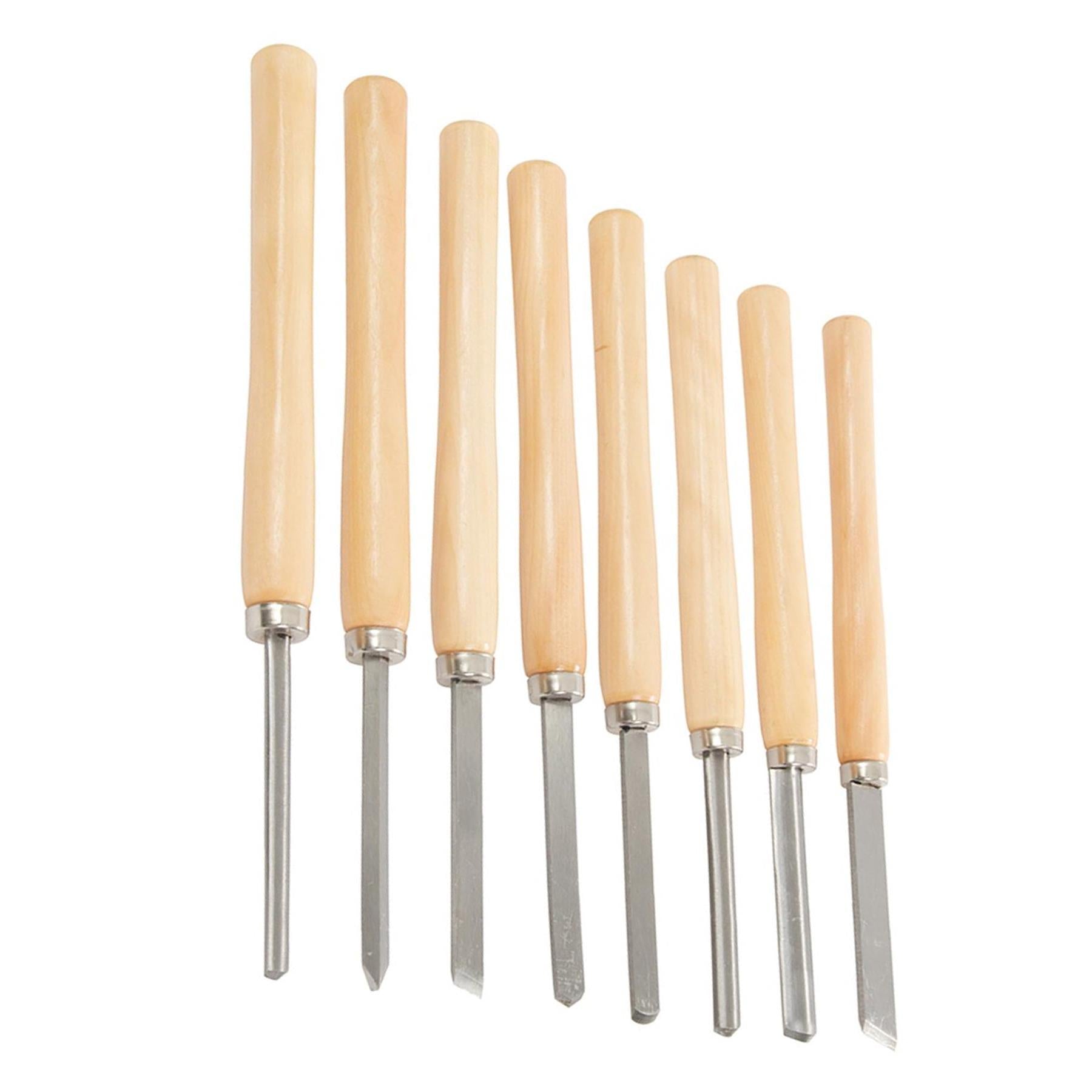 Wood Turning Chisel Set 8Pce Woodwork Chisels For Shaping Wood