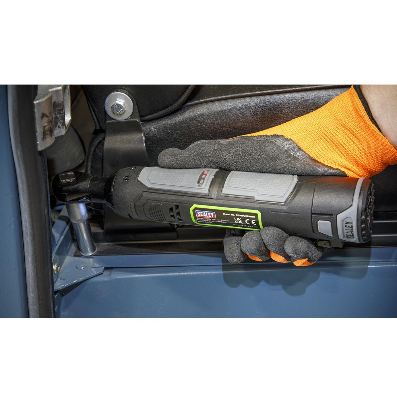 Sealey Cordless Ratchet Wrench 3/8"Sq Drive 10.8V - Body Only