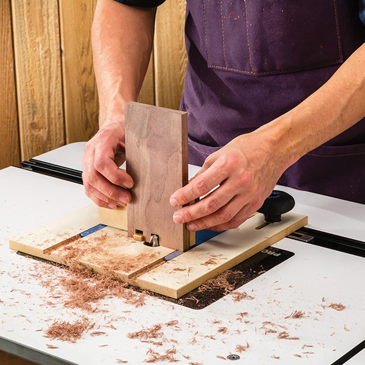 Router Table Box Joint Jig MDF platform 6.35mm (1/4)/9.5mm (3/8)/12.7mm(1/2")