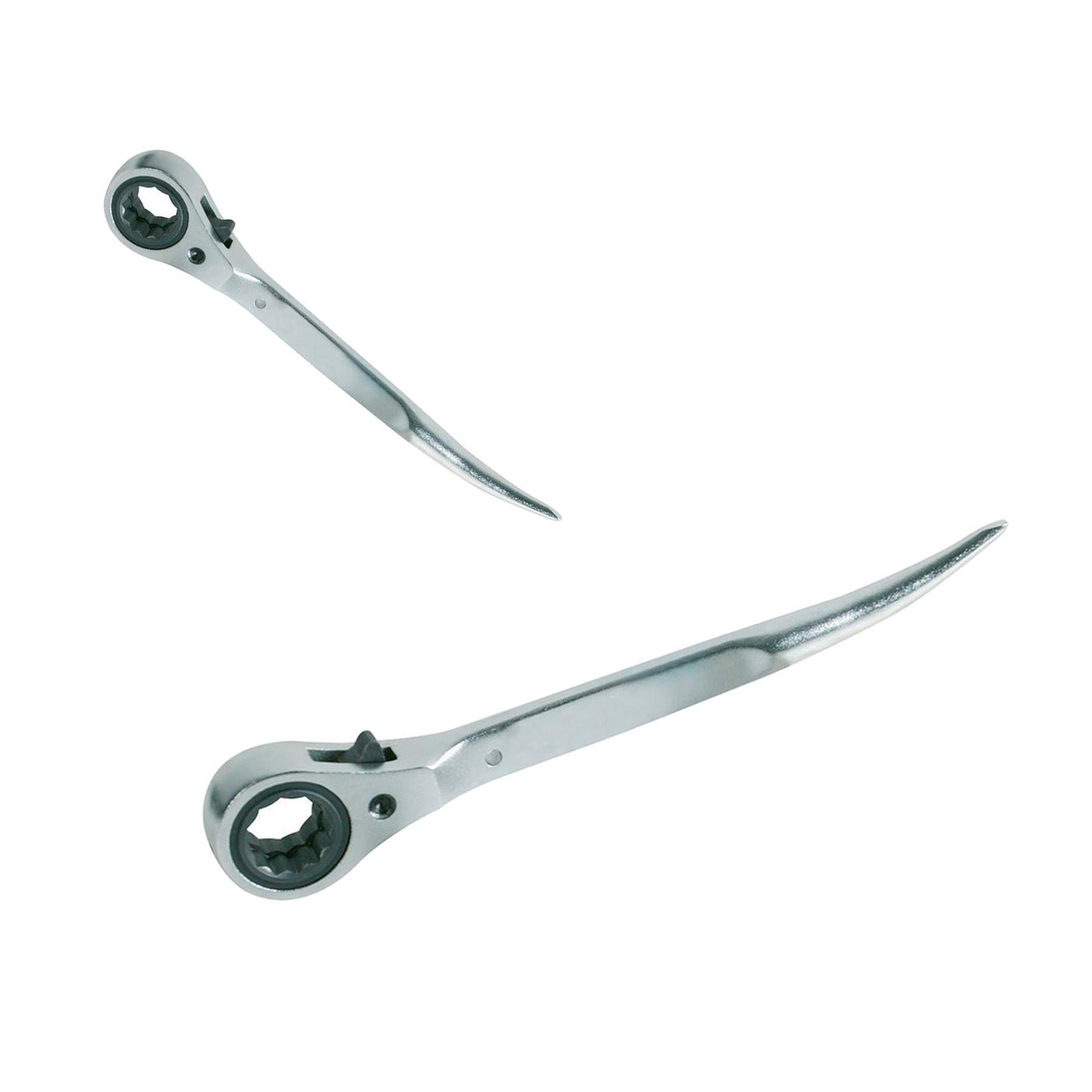 Twin Podger 17/19mm 2 Way Reversible Ratchet Action Scaffolding Bi Hex