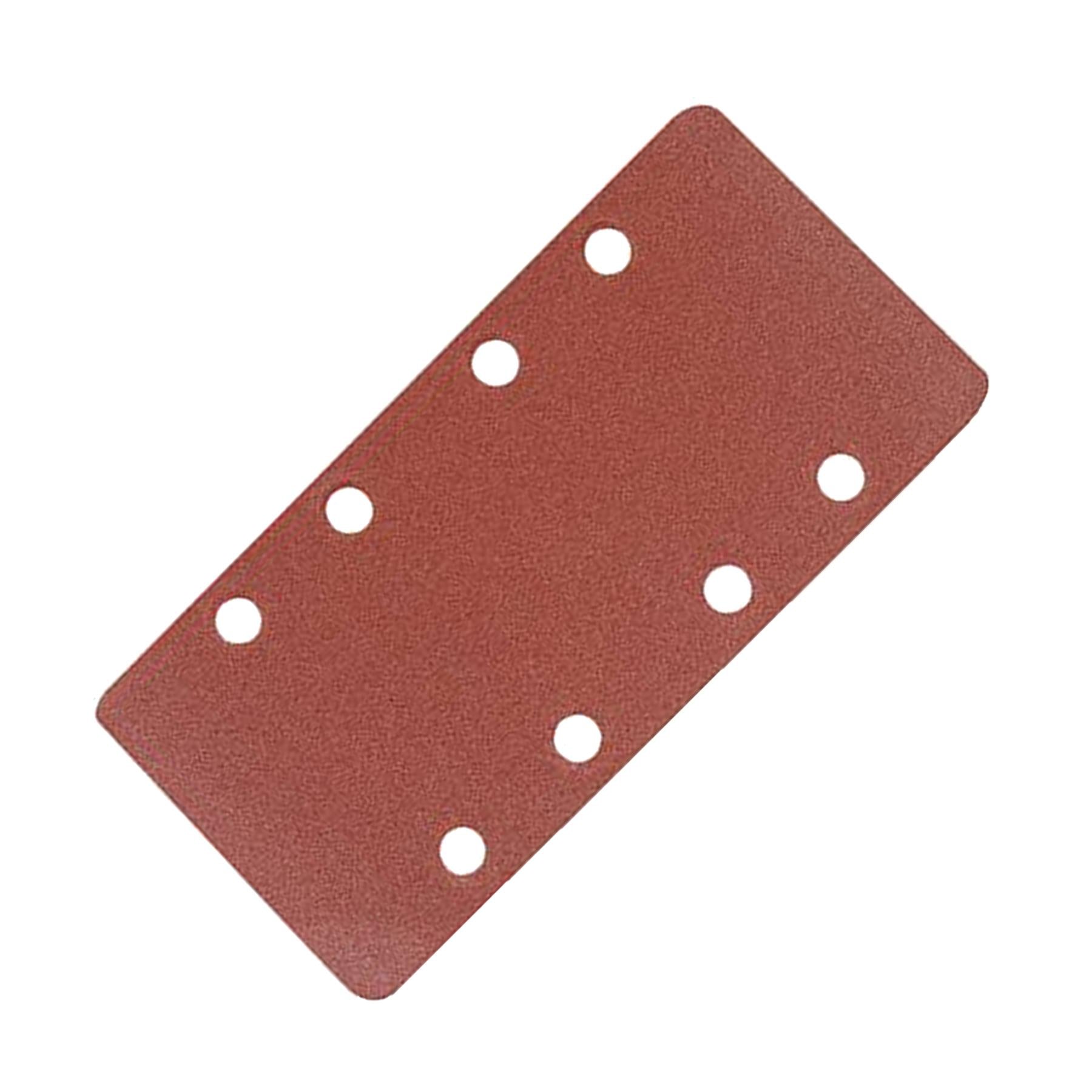 20 x 1/3 Punched Sanding Sheets, 93 x 190mm Sandpaper Pads Sander Hook and Loop 120 Grit