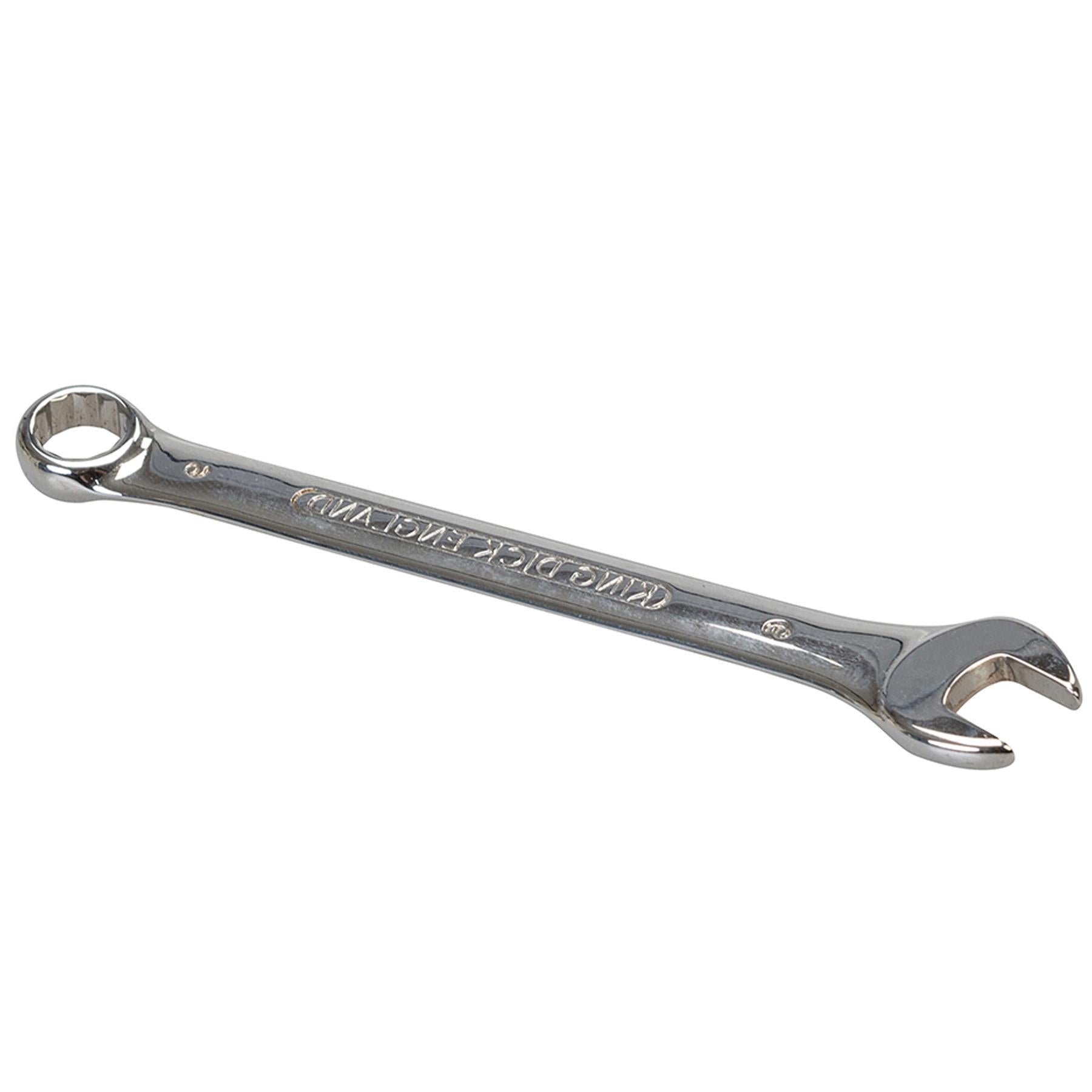 King Dick metric 9 MM polished chrome combination spanner wrenches spanners