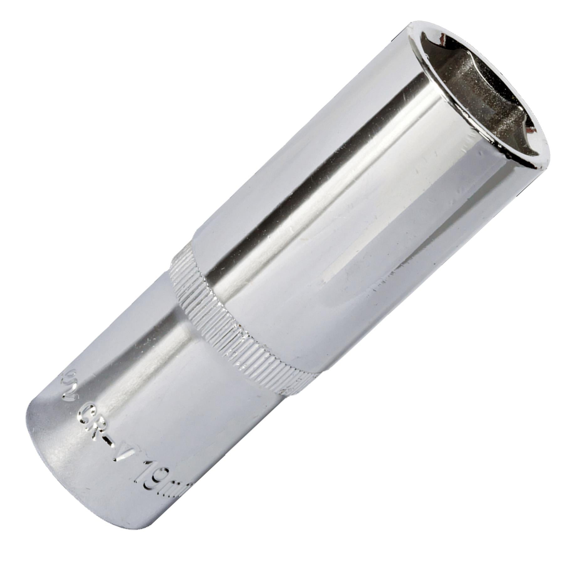 Sealey WallDrive Socket 19mm Deep 1/2"Sq Drive Fully Polished