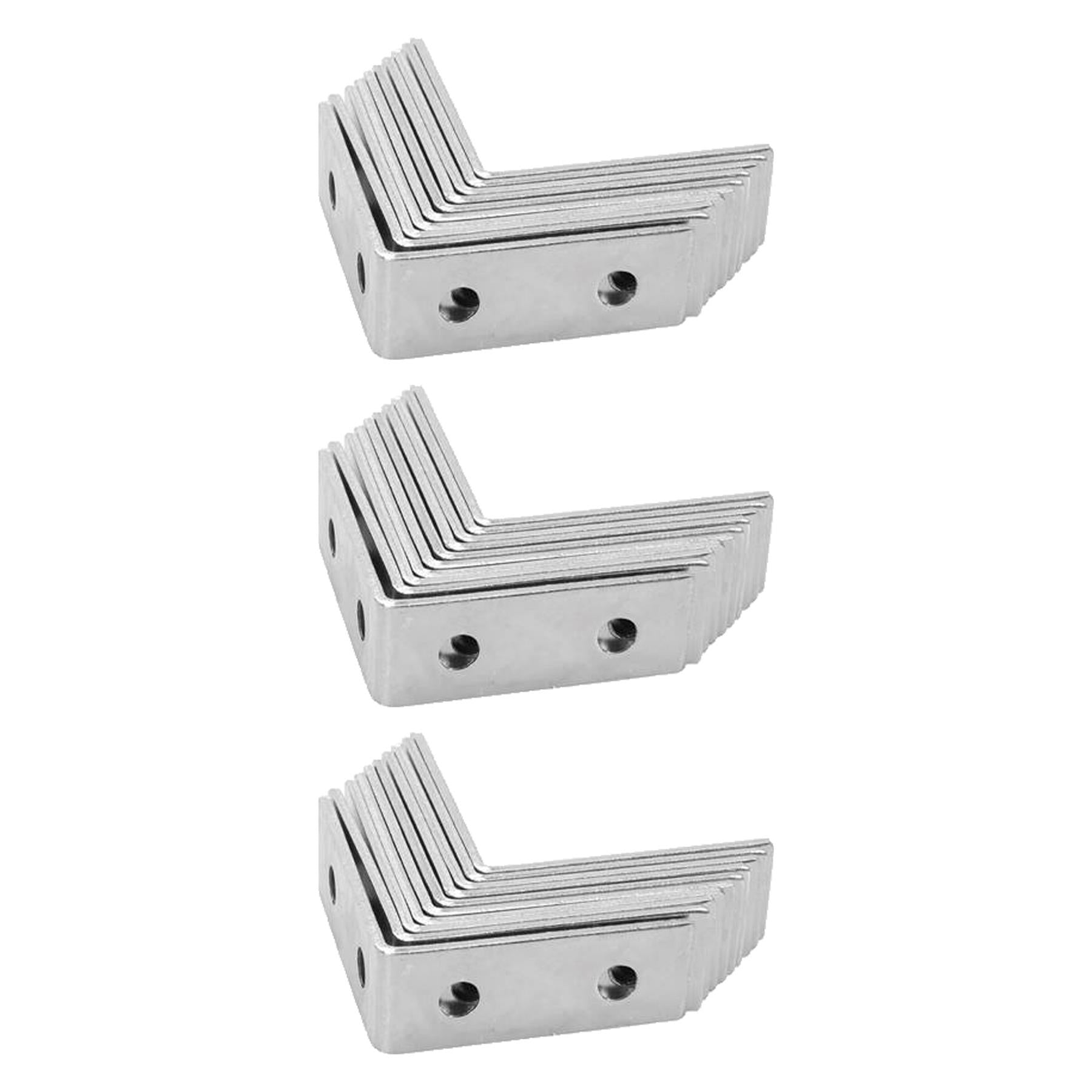 Metal Angle Brackets 90 Degree Corner Braces for shelf fence 50PC
