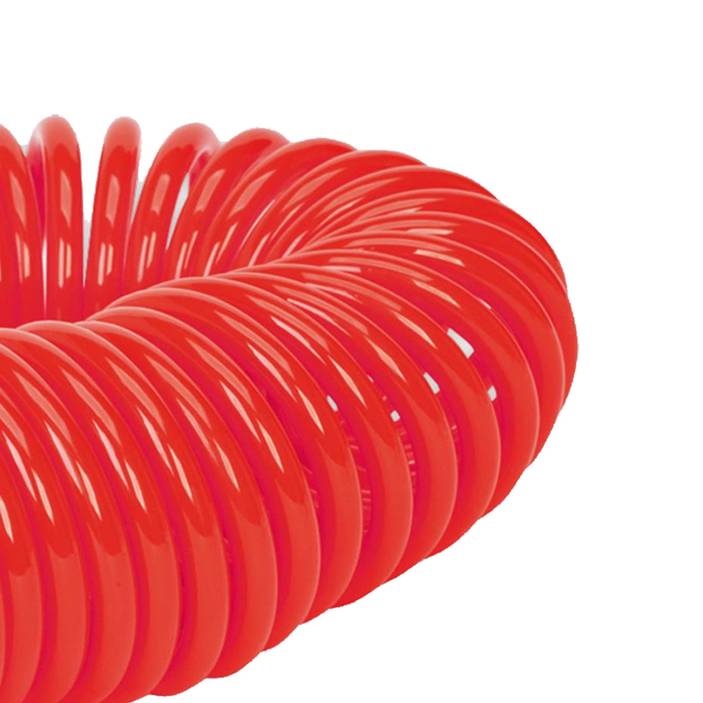 Sealey PU 10m x Ø6mm Coiled Air Hose Polyurethane Recoil with 1/4"BSP Unions