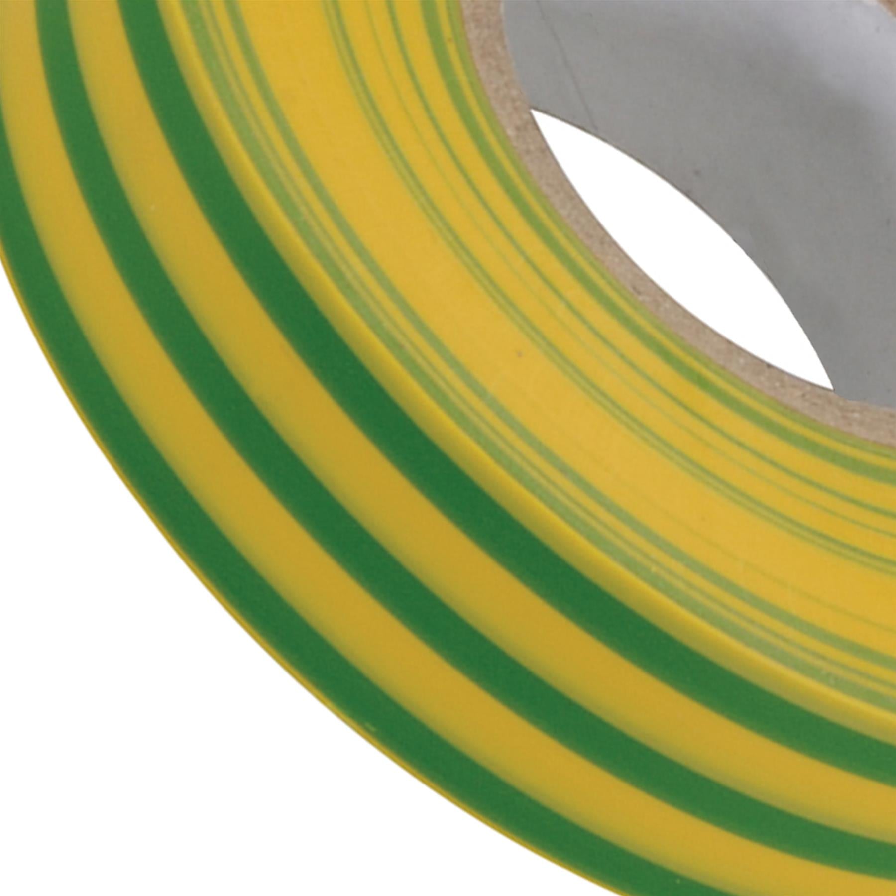 1 x PVC Insulation Electrical Tape Flame Retardent Green & Yellow