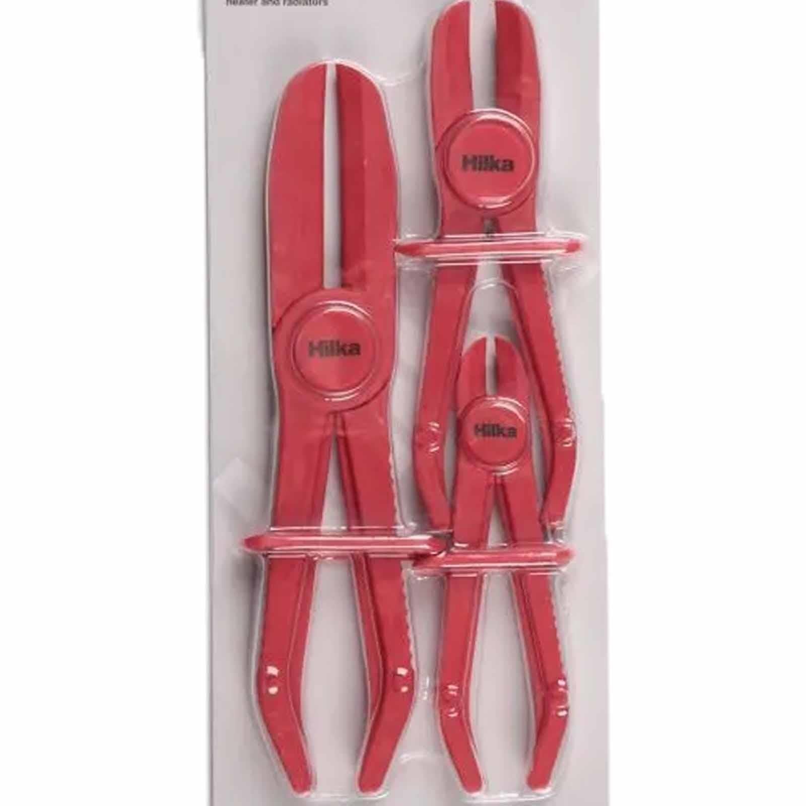 3Pc Hose Pliers Pipe Clamps Brake Plier Free Hands Plastic Radiator Brakes Pipes