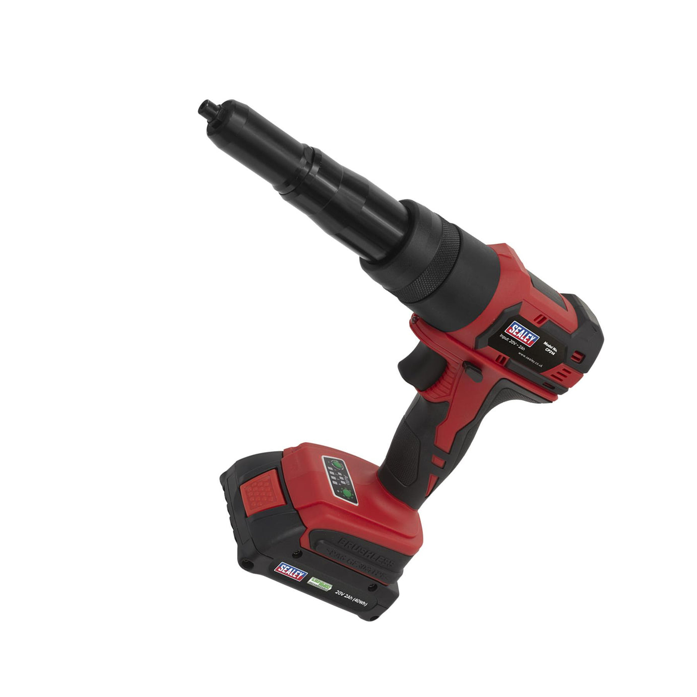 Sealey Cordless Riveter 20V 2Ah Lithium-ion Storage Case CP314