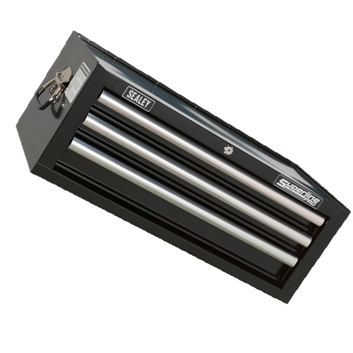 AP3503TB Sealey Mid-Box 3 Drawer with Ball Bearing Runners - Black/Grey