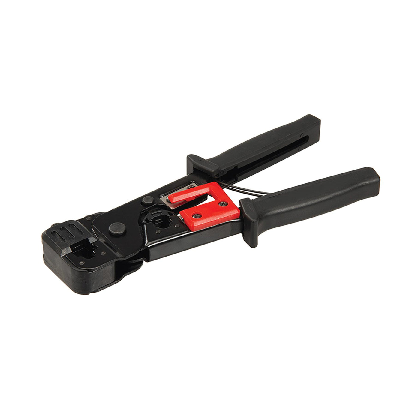 Telecoms Crimping Tool - 8P8C / 6P6C Features Wire Cutter/Stripper & Locking Pin