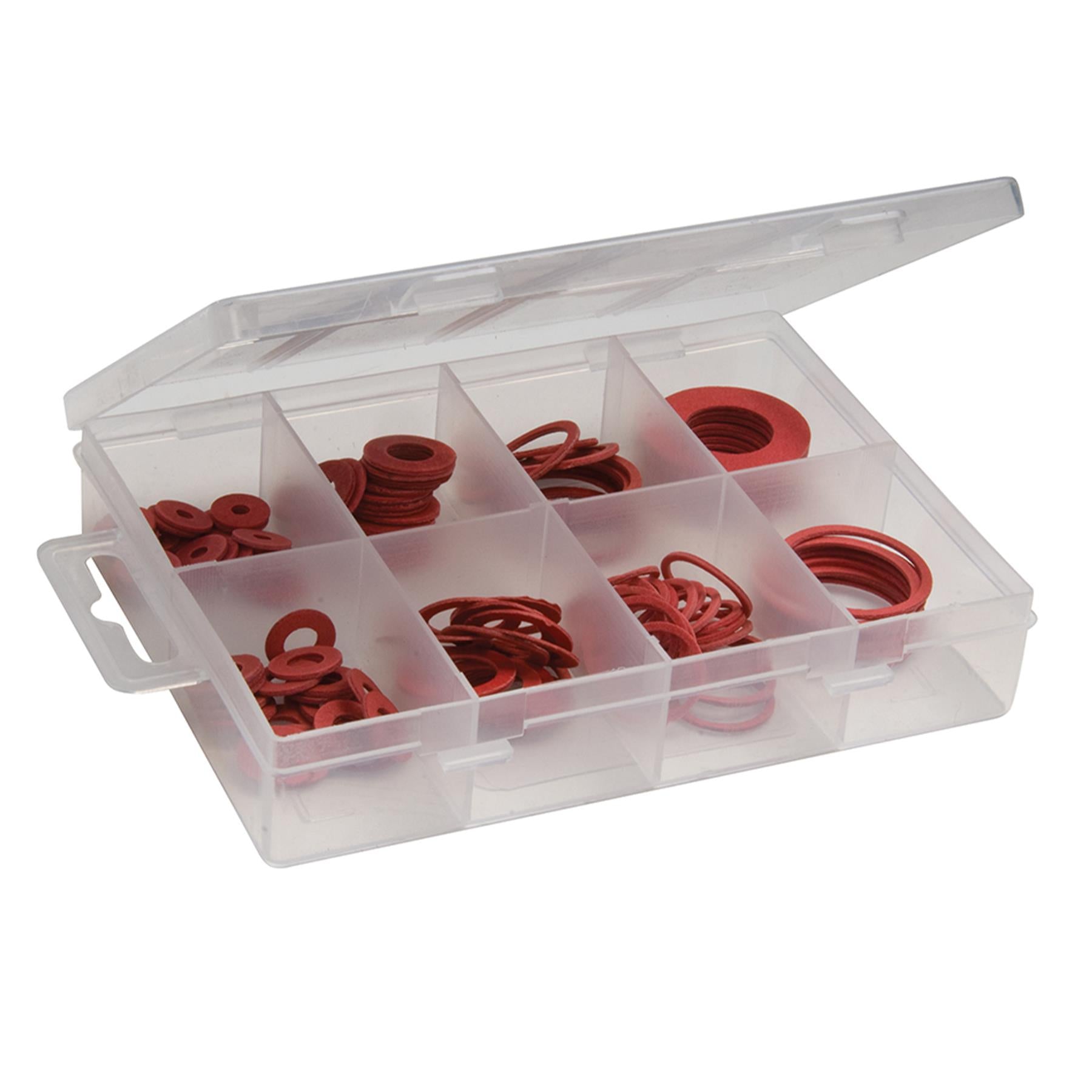 110Pce Fibre Washers Pack Diy For Plumbing Applications & As Buffers & Packers