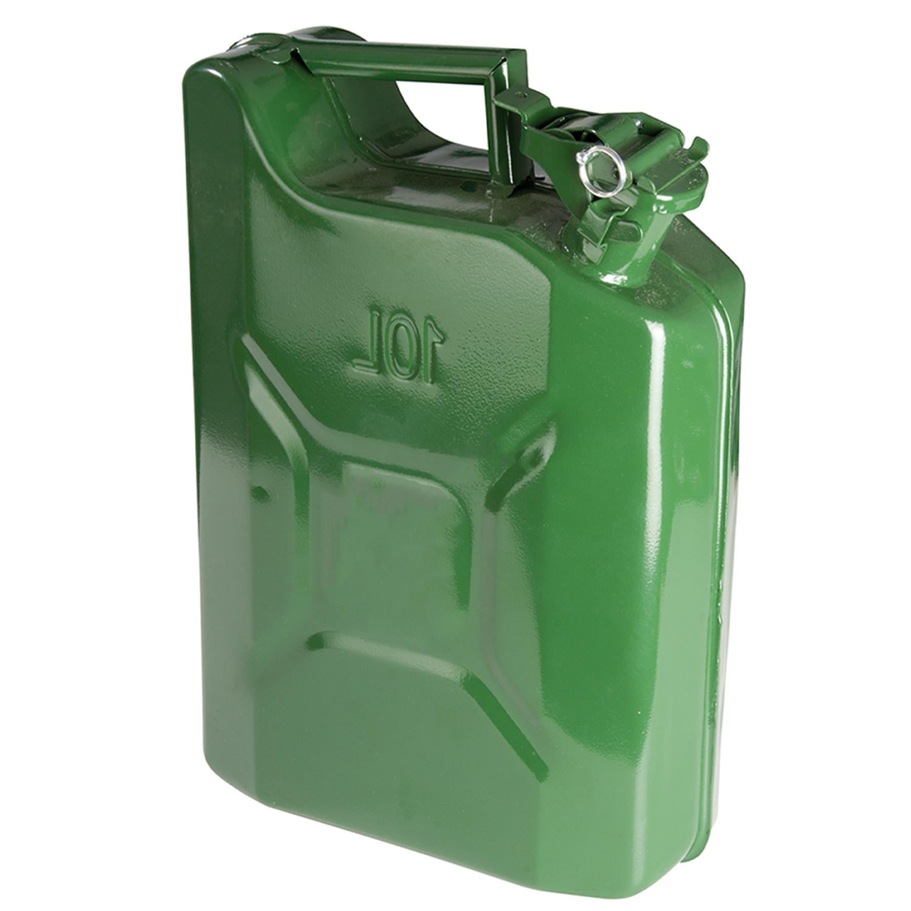 Jerry Can 10Ltr Strong Metal Durable Mechanic Garage Emergency Military Camping