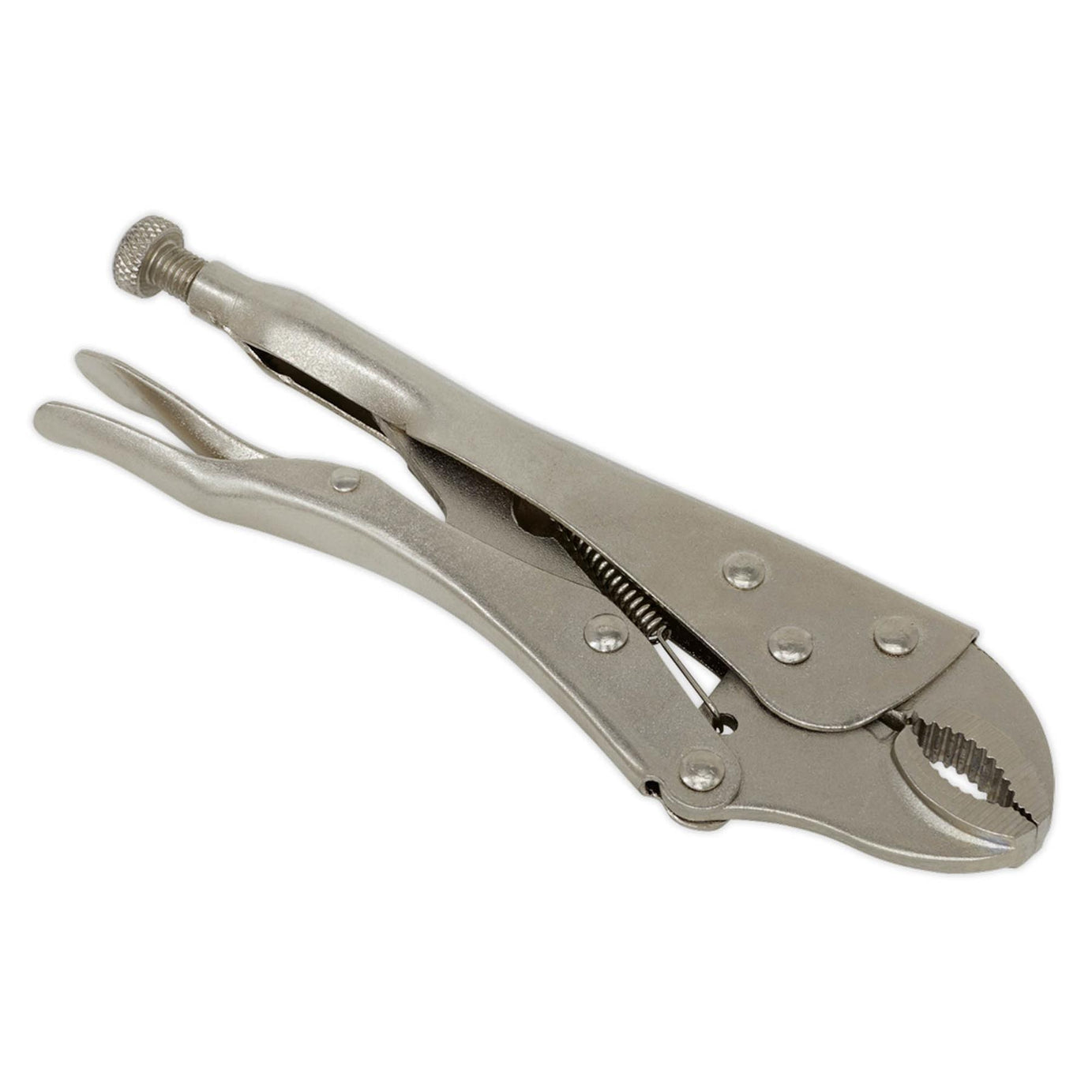 Sealey Locking Pliers 215mm Curved Jaw