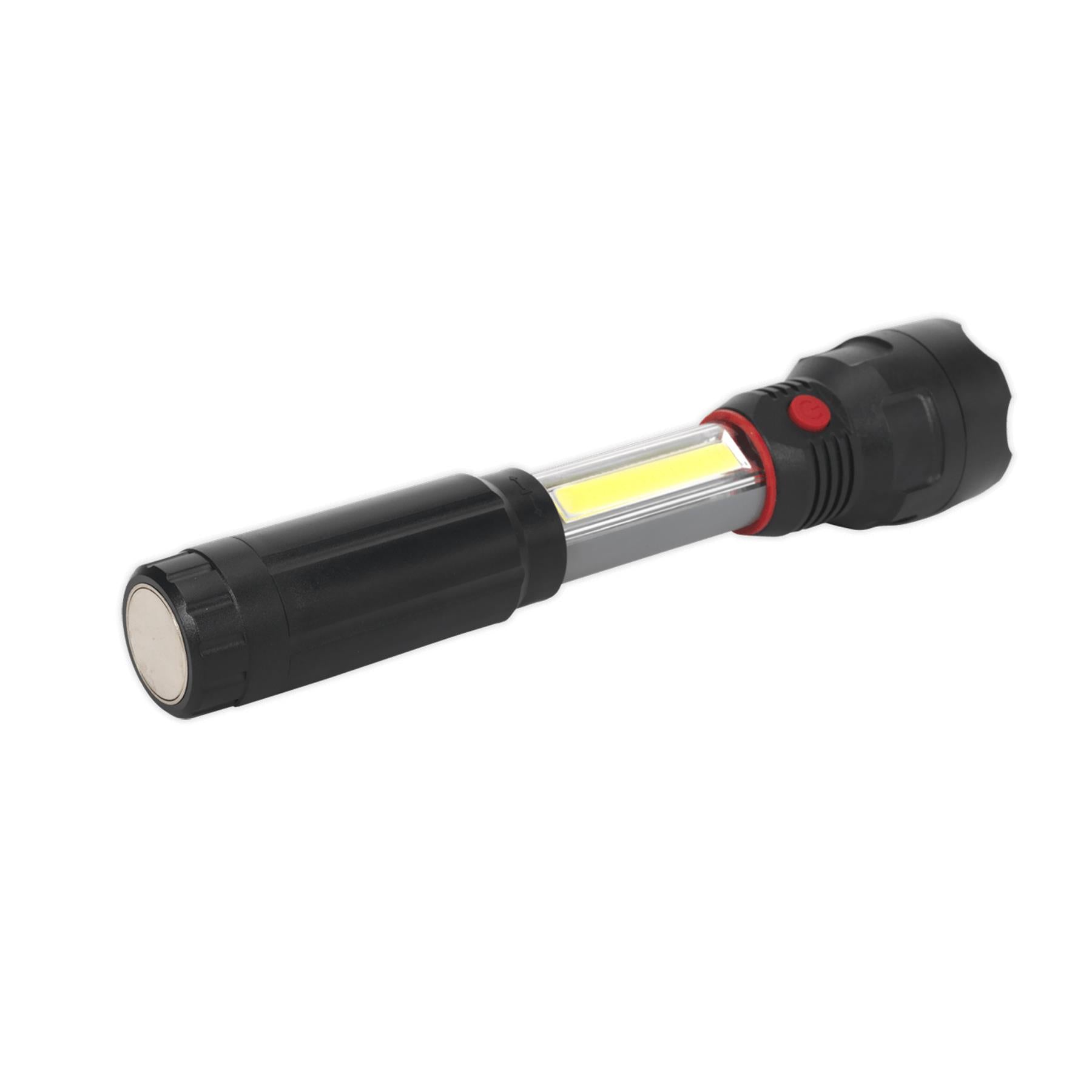 Sealey Torch/Inspection Light 3W COB & 3W LED 4 x AAA Cell