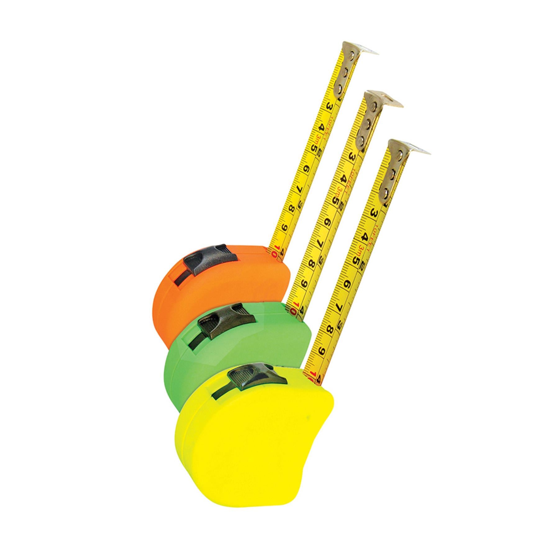 18Pce Hi-Vis Contour Tape Display Box 8M X 25mm Hgih Quality Tools New