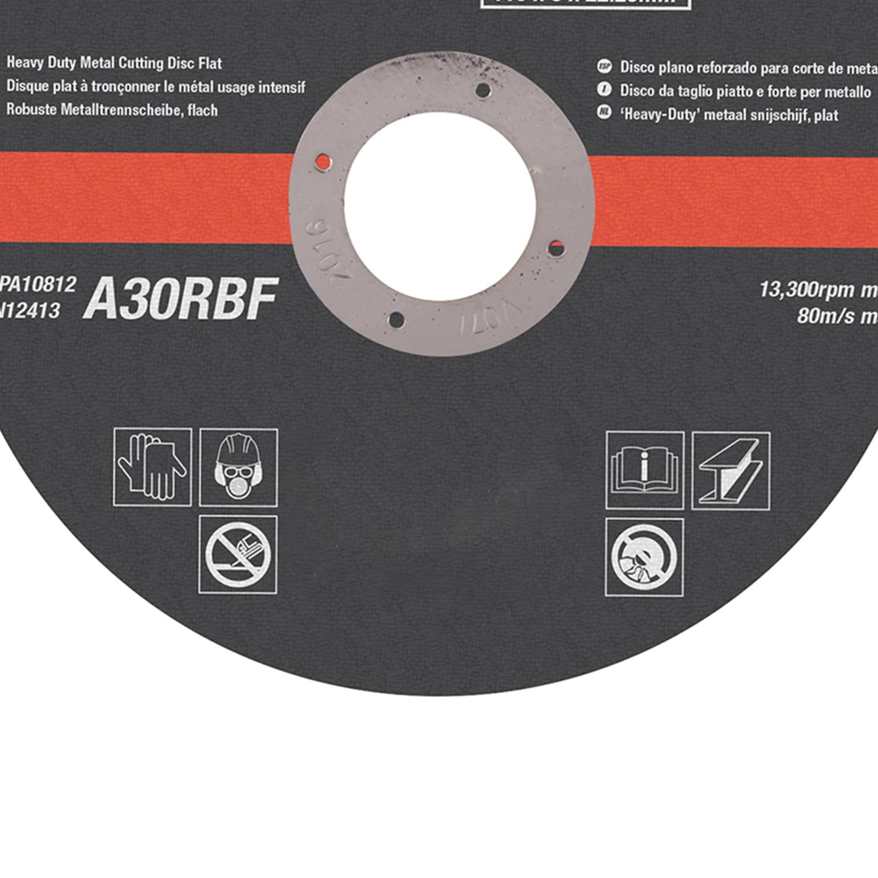 Heavy Duty Metal Slitting Cutting Disc Flat 115 X 3 X 22.23mm Premium Quality