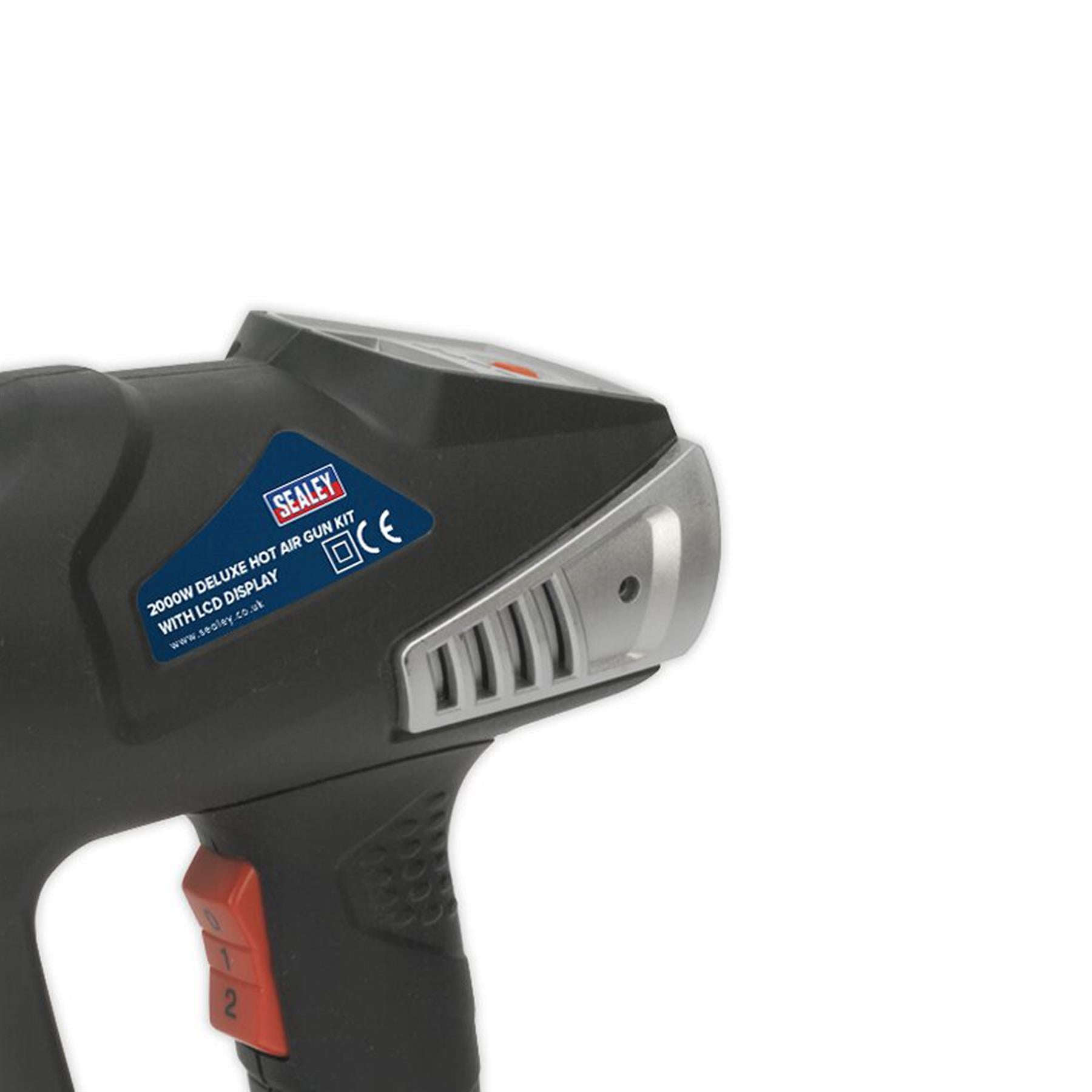 Sealey Deluxe Hot Air Gun Kit with LED Display 2000W 80-600�C