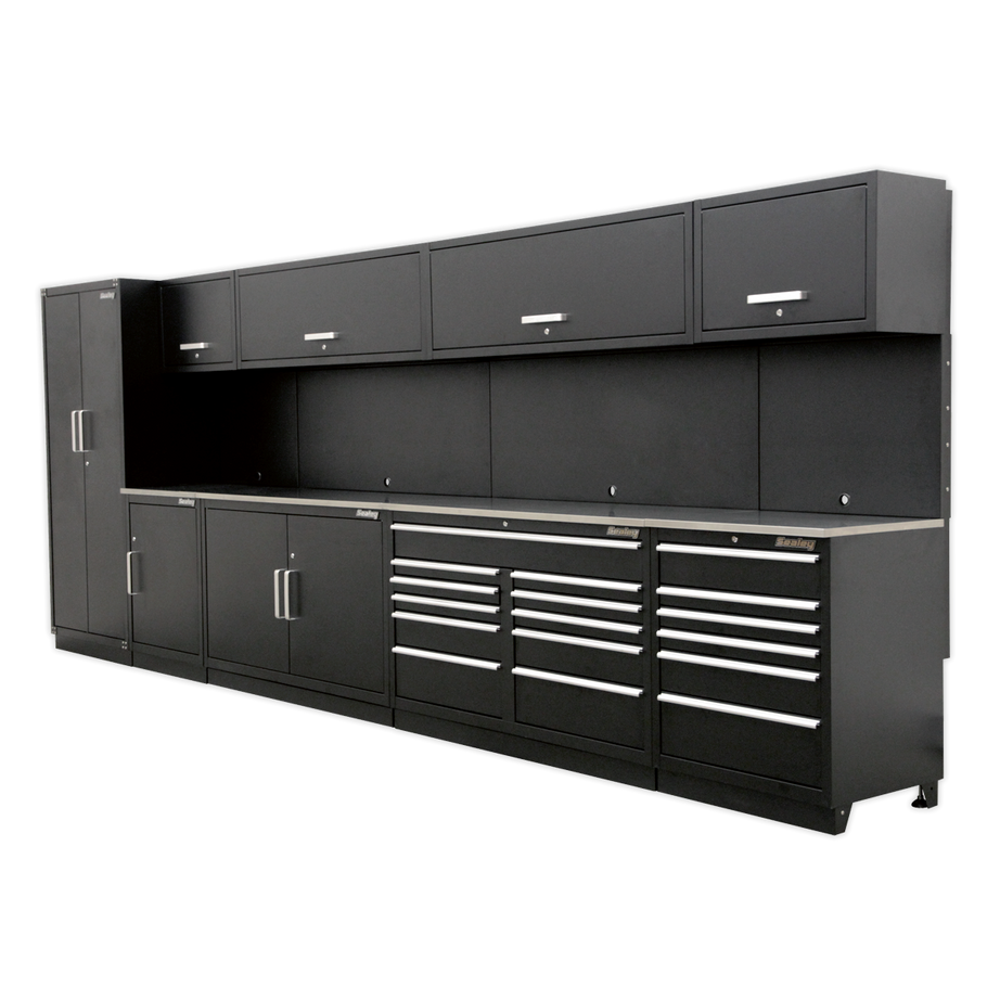 Sealey Premier 5.6m Storage System - Stainless Worktop