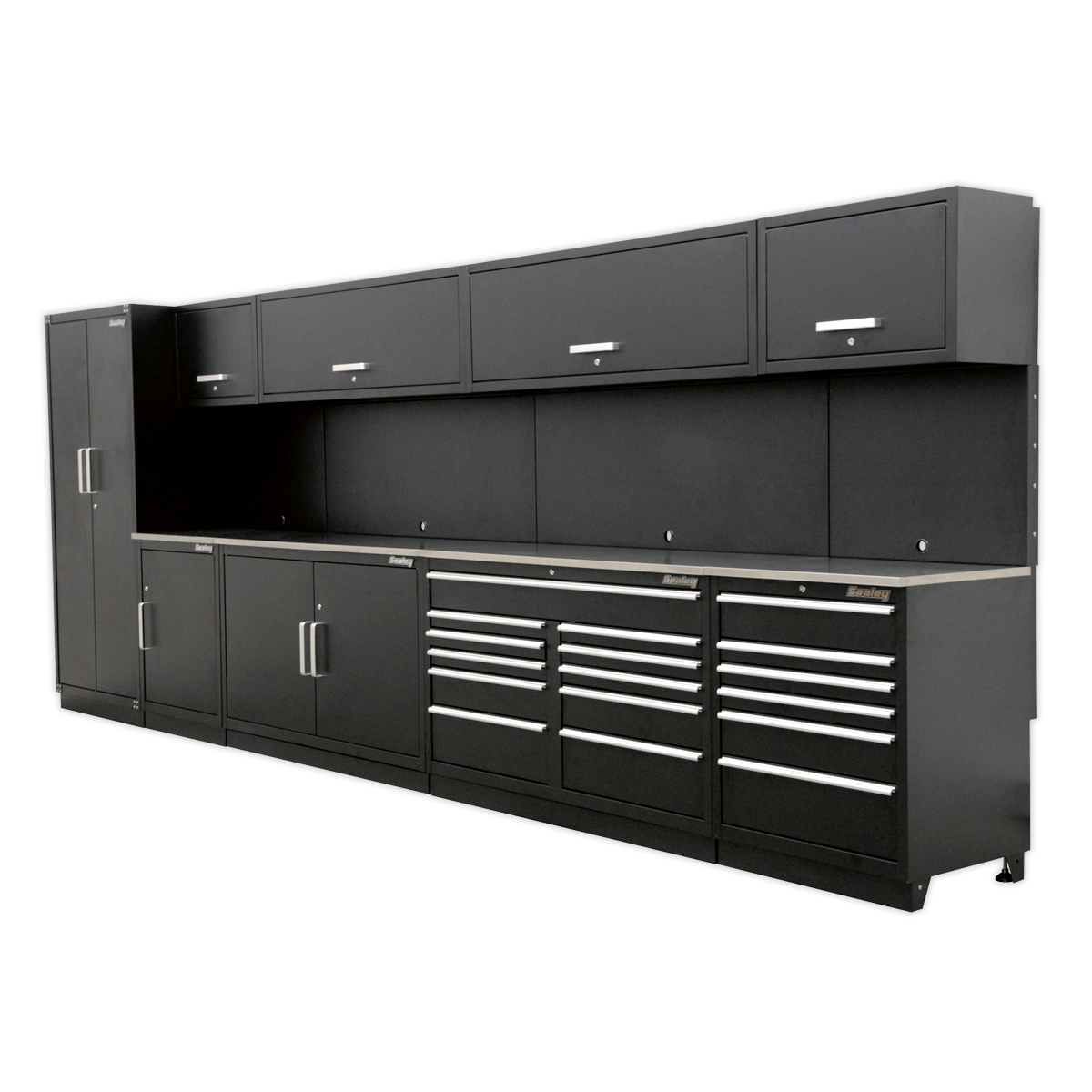 Sealey Premier 5.6m Storage System - Stainless Worktop