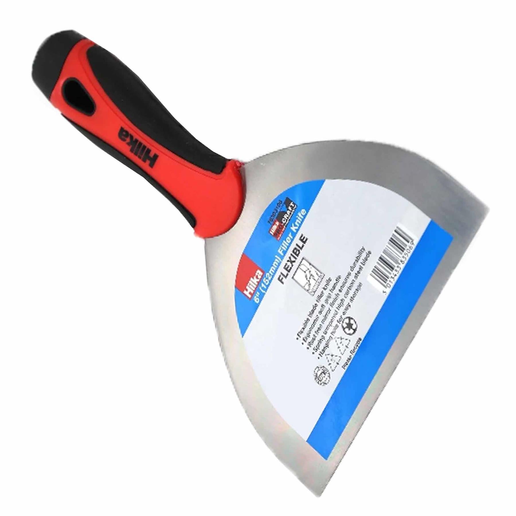 4", 5" & 6" Filling Knife Taping Jointing Scraper Spatula,Flexible,SoftGrip Hand Tool Set
