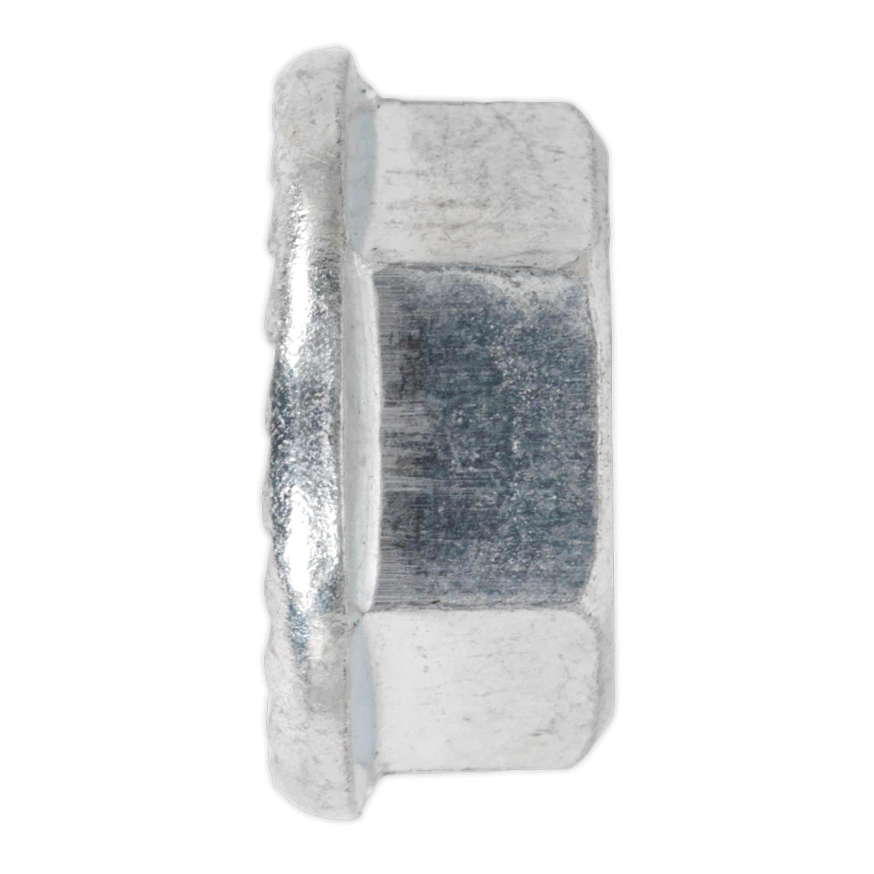 Sealey Flange Nut Serrated M5 Zinc Pack of 100