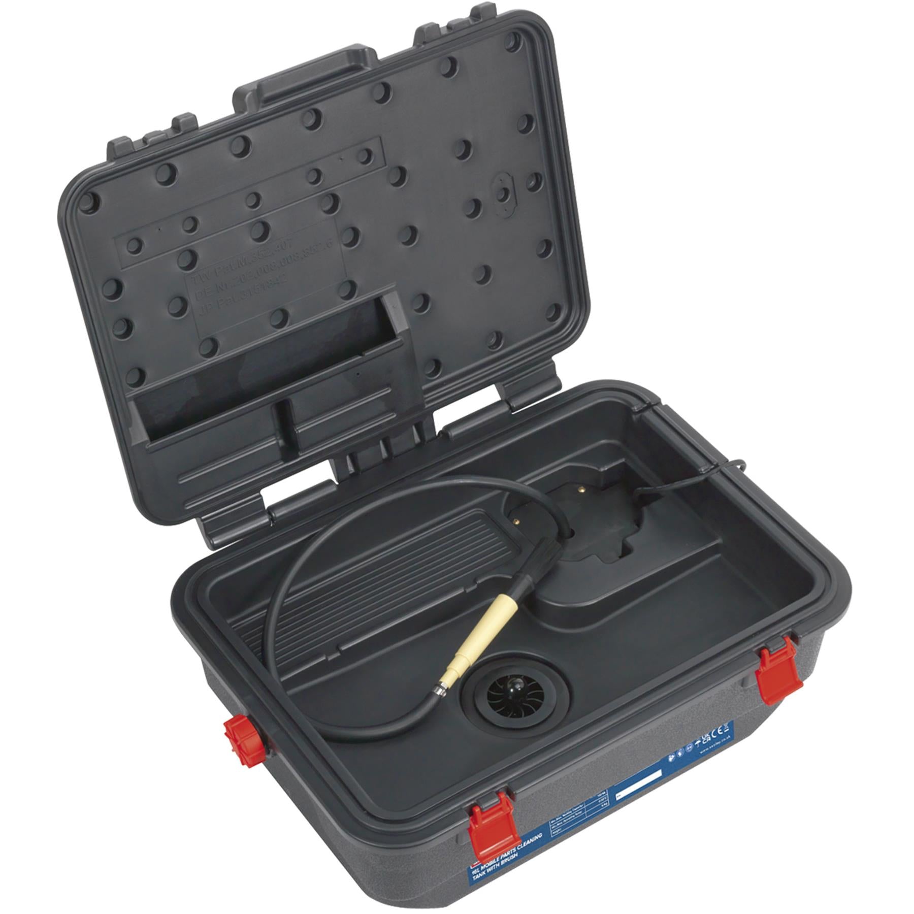 Sealey Mobile Parts Cleaning Tank with Brush