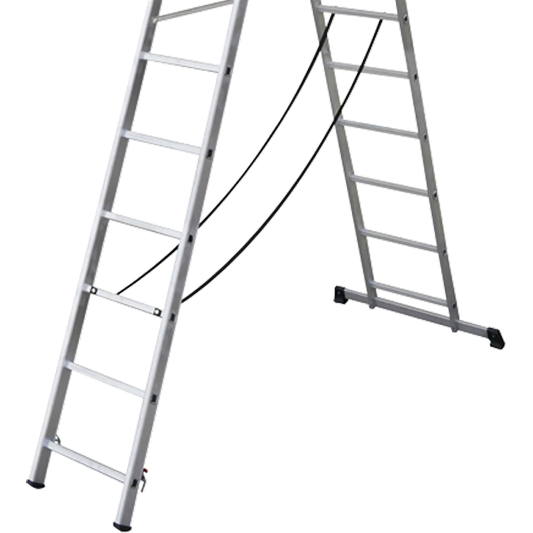 Sealey Aluminium Extension Combination Ladder 3x12 EN 131