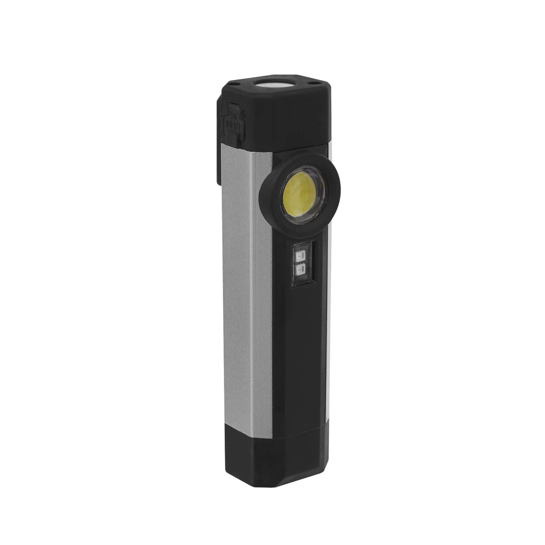 Sealey Rechargeable Aluminium Pocket Light with UV 3W COB & 1 SMD