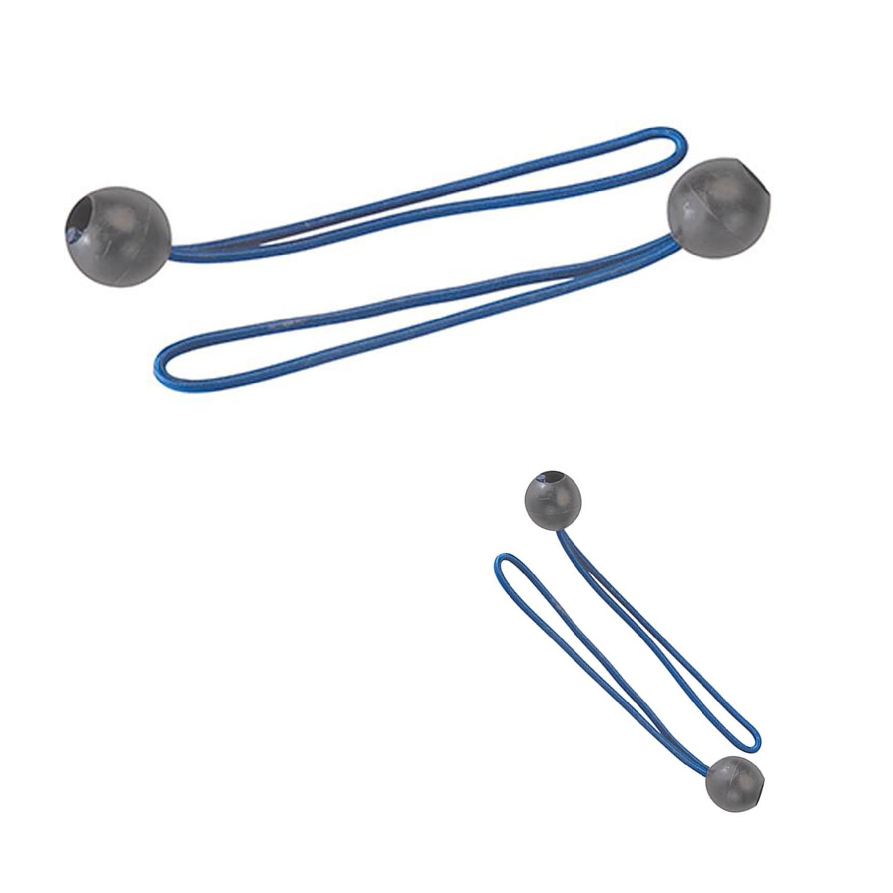 10Pk Tarpaulin Ball Bungees 175mm Stretches To 300mm Length Ball Dia 29mm