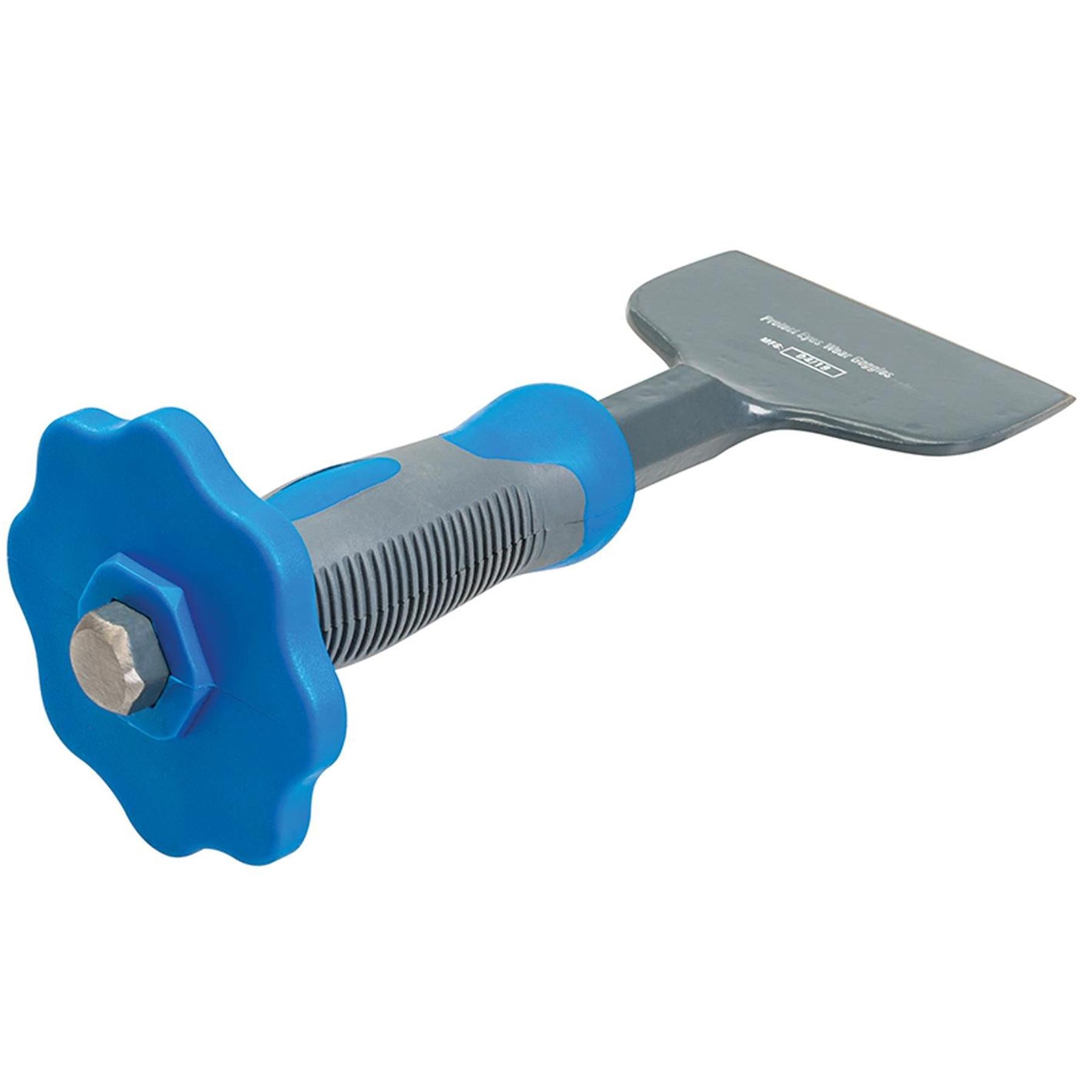 Bolster Chisel With Guard Powder Coated & Tempered Cutting Edge 100 X 216mm