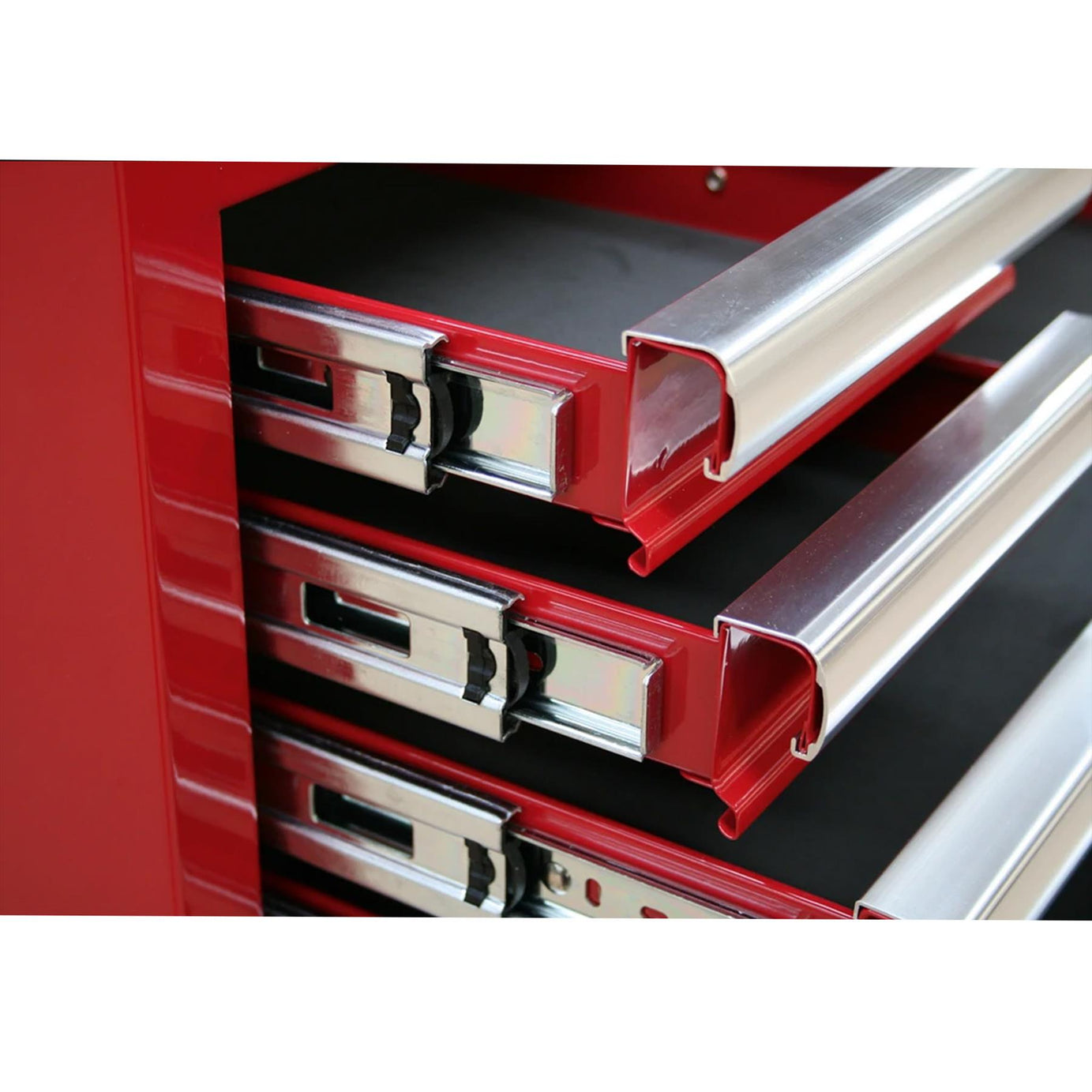 Sealey Mid-Box 1 Drawer with Ball Bearing Slides Heavy-Duty- Red