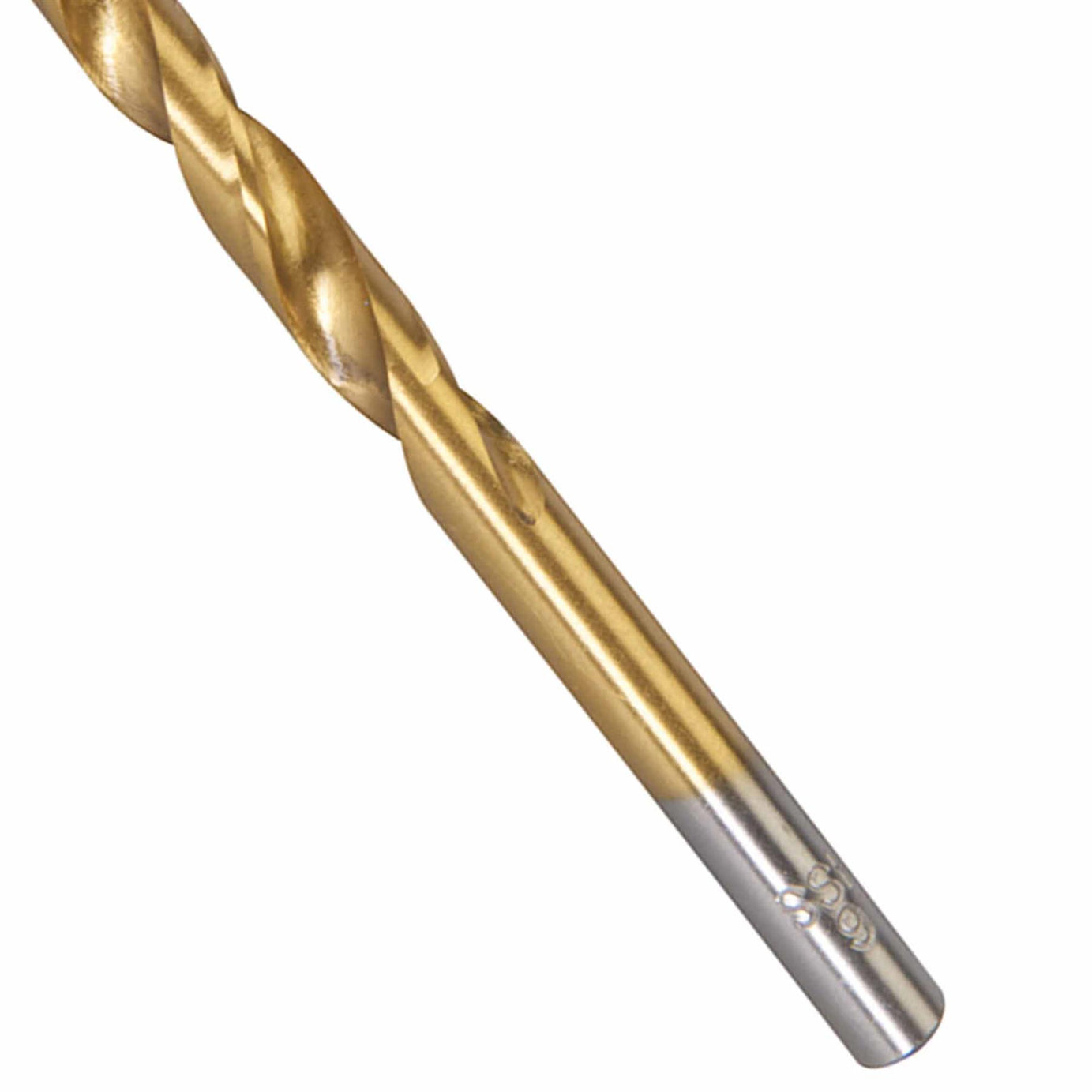 2Pk Hss Titanium-Coated Drill Bits 6.0mm Durable High Speed Metal Wood Plastic