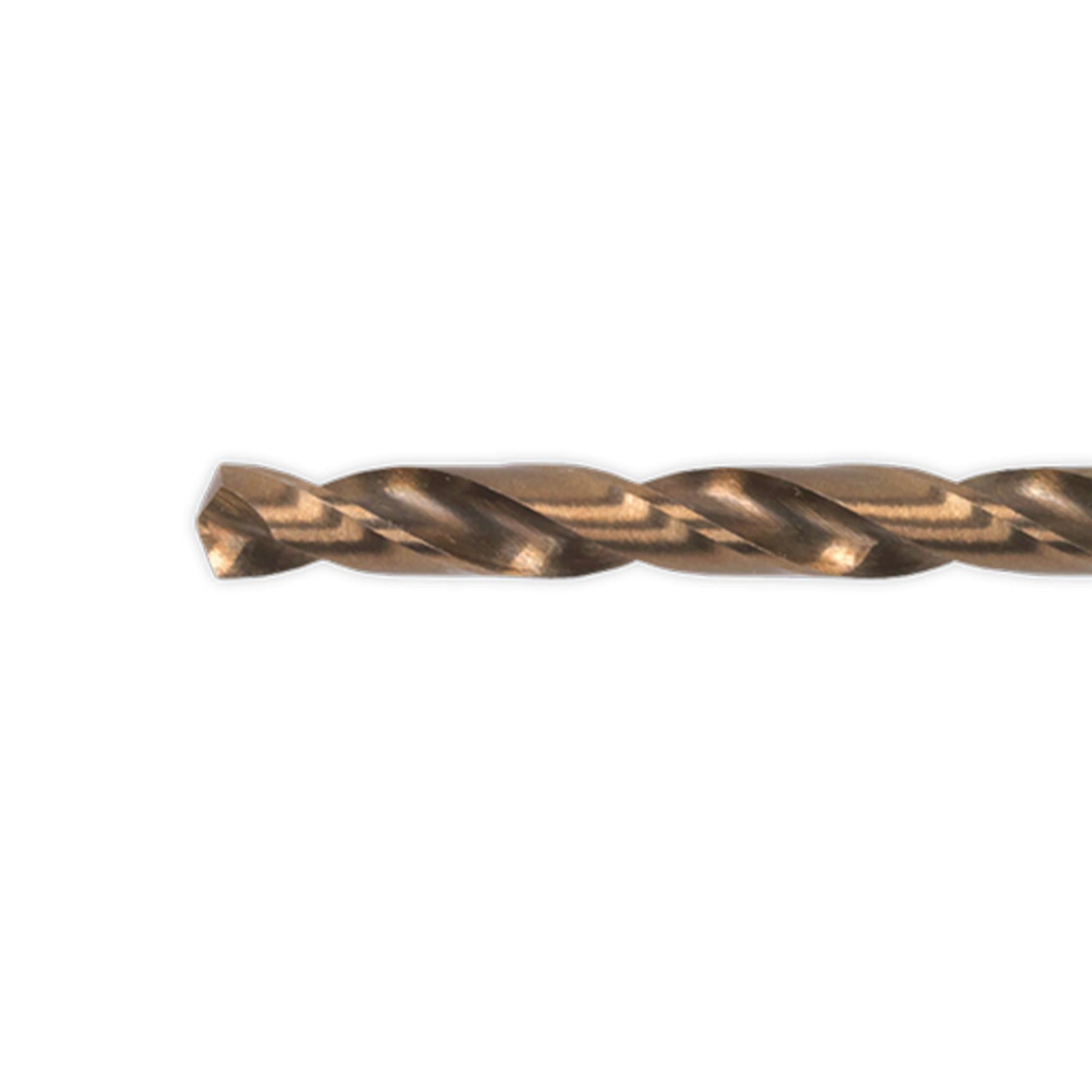 Sealey HSS Cobalt Fully Ground Drill Bit Ø4.5mm Pack of 10