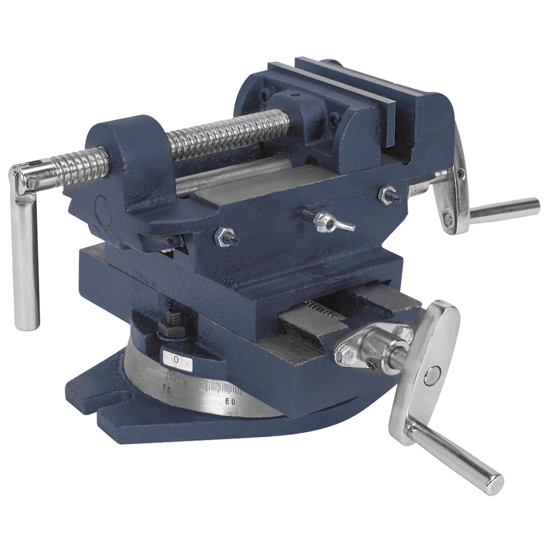 Sealey Compound Cross Vice 100mm Garage Workshop DIY