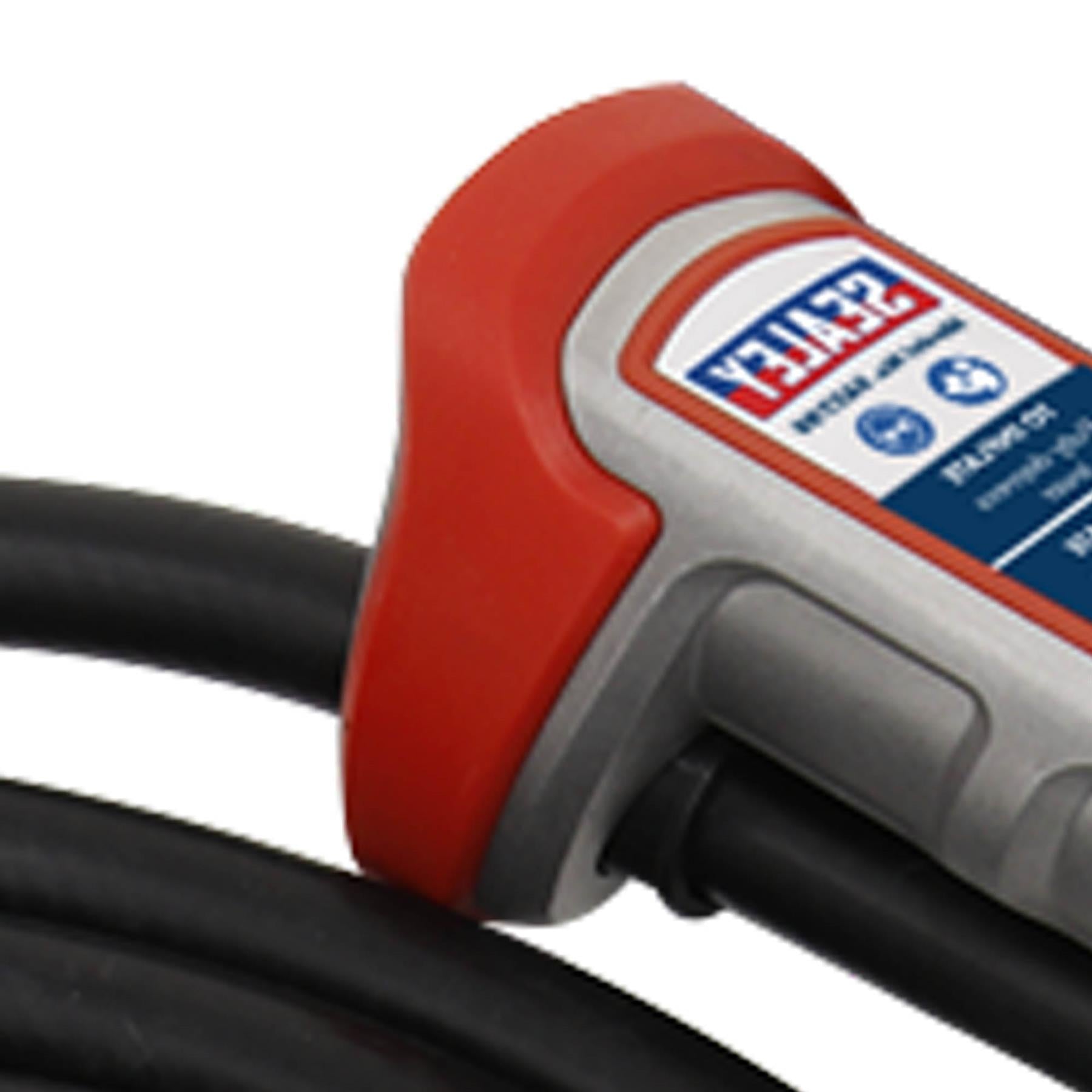 Sealey Tyre Inflator 2.5m Hose with Twin Clip-On Connector