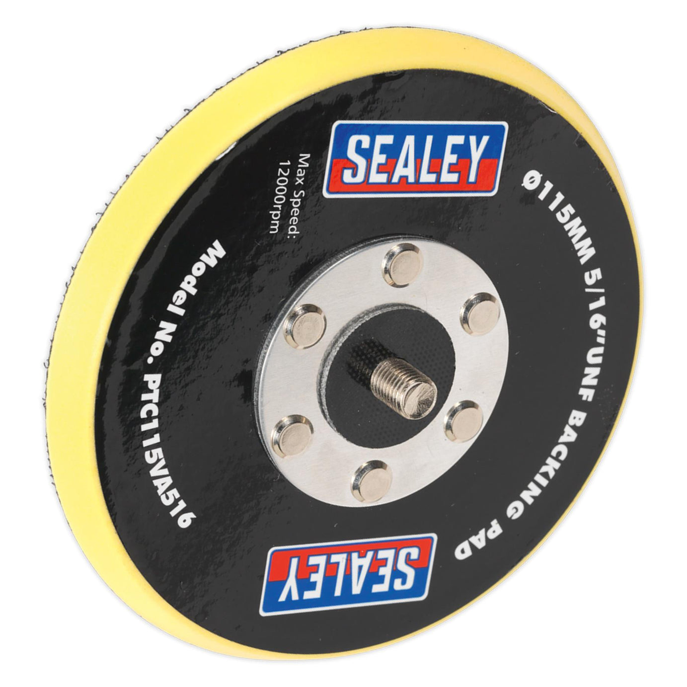 Sealey Hook-and-Loop Backing Pad 115mm 5/16"UNF