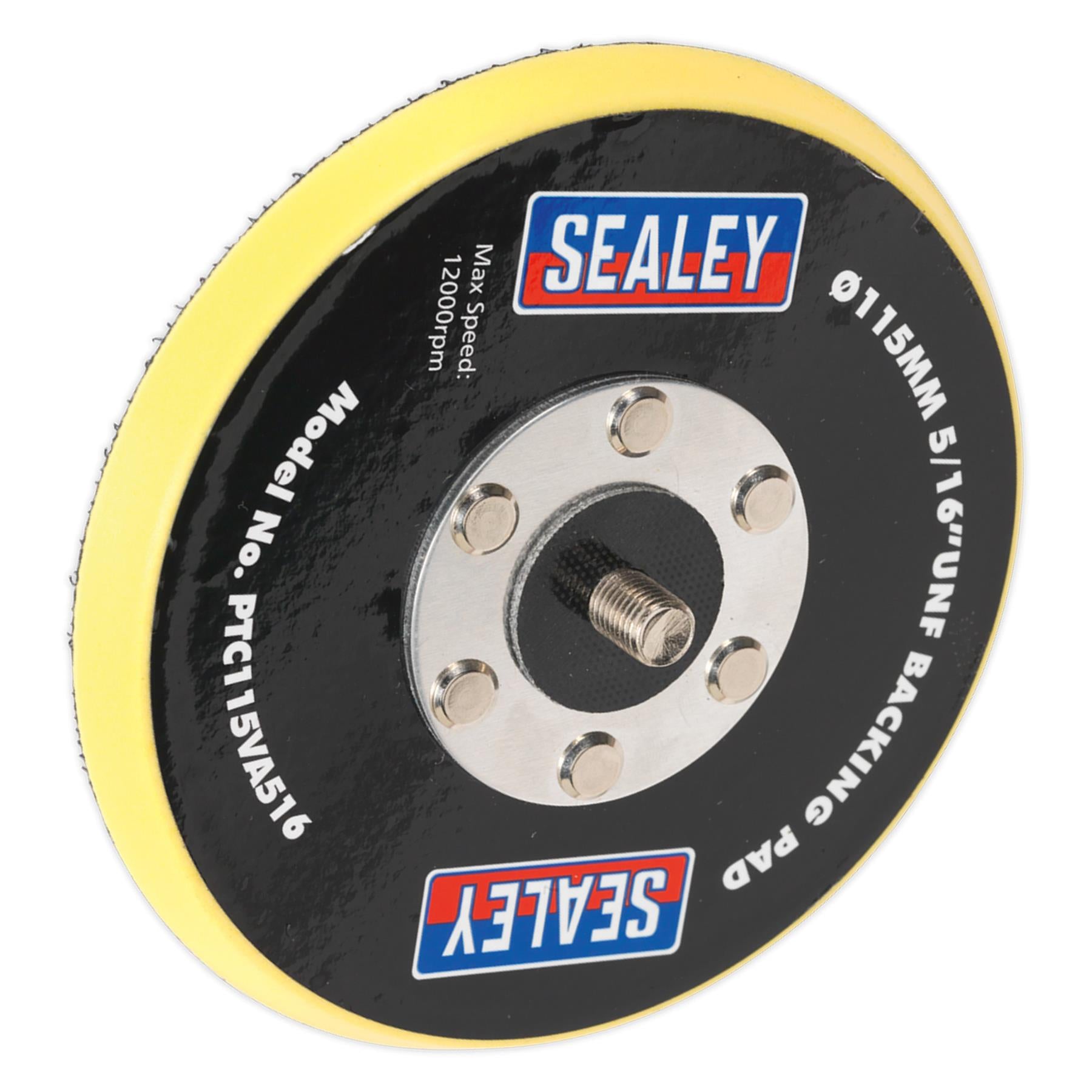 Sealey Hook-and-Loop Backing Pad 115mm 5/16"UNF
