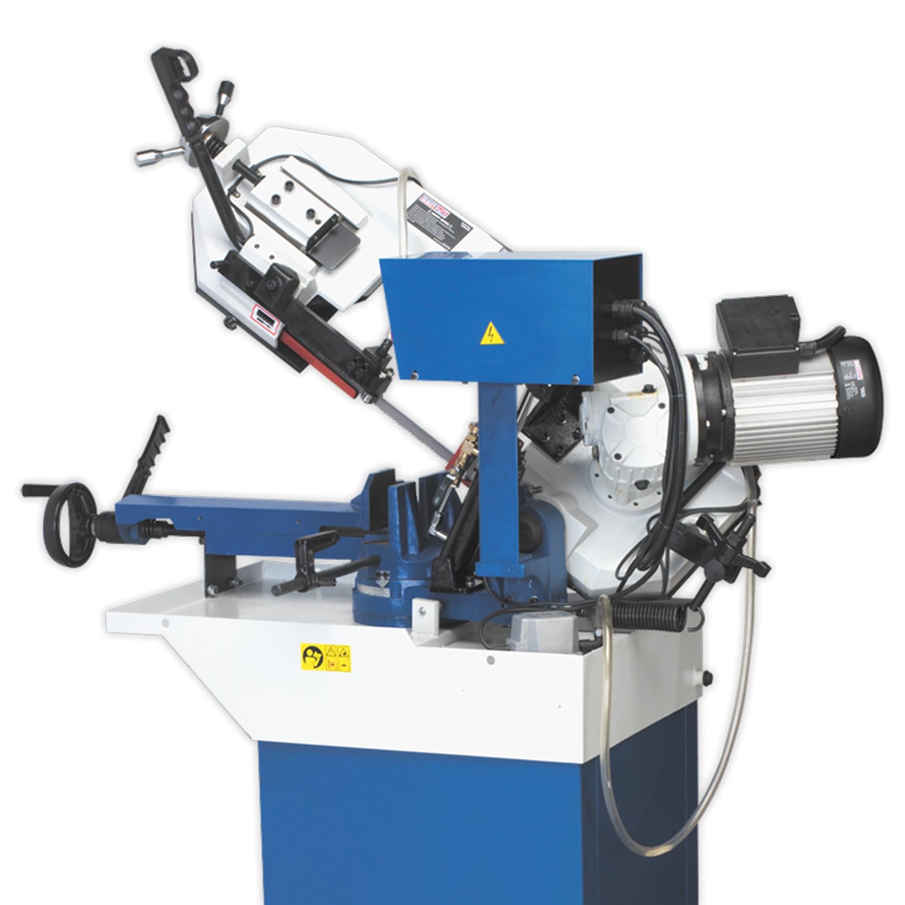 Sealey Industrial Power Bandsaw 210mm Metal Cutting Work