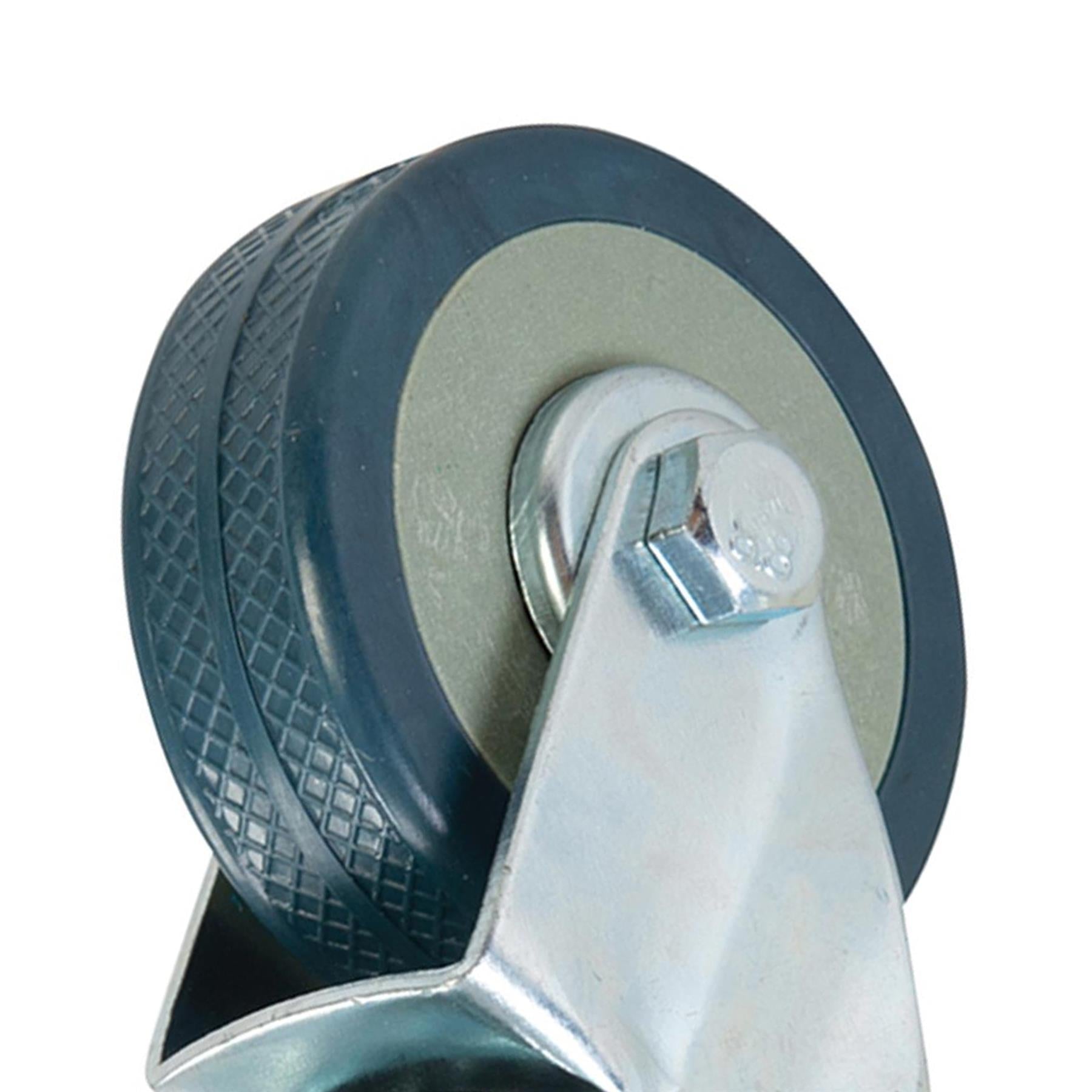 Swivel Rubber Castor - 50mm 50Kg Wheel Rubber Castor With Non-Marking Tyre