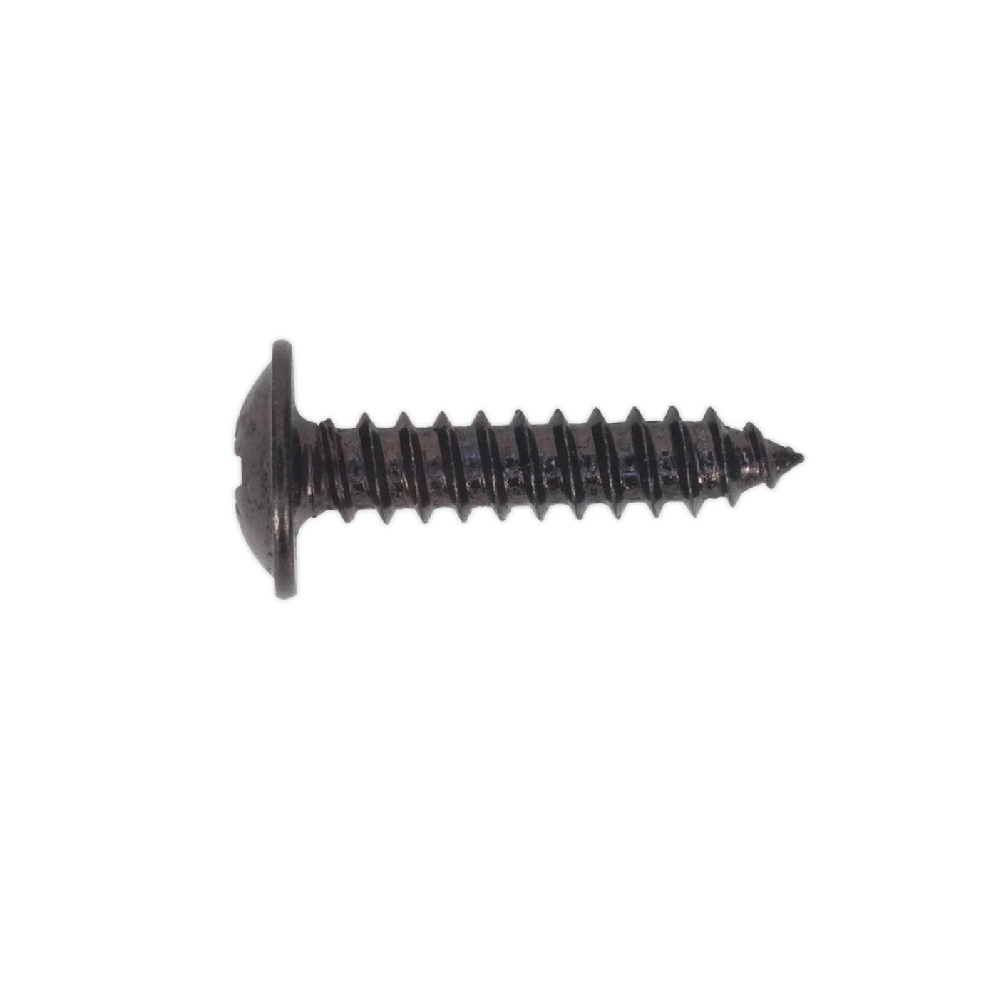 Sealey Self Tapping Screw 4.2 x 19mm Flanged Head Black Pozi Pack of 100