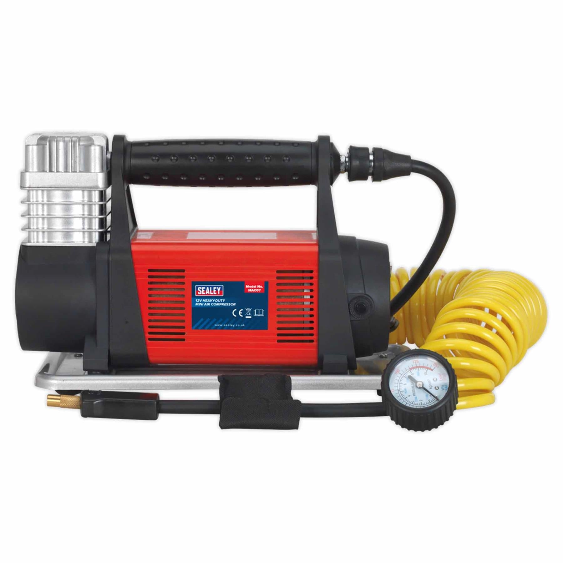 Sealey Tyre Inflator/Mini Air Compressor 12V Heavy-Duty